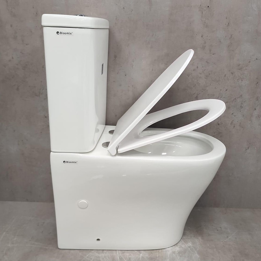 Изображение товара Унитаз-компакт Bloomix Like 2023 безободковый с душевым круговым смывом Германия