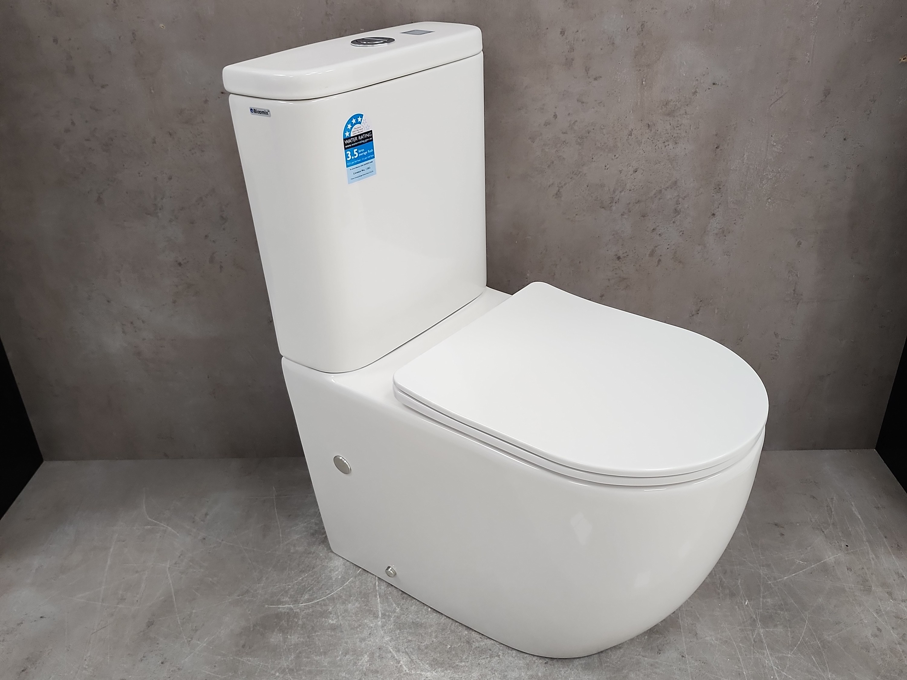 Изображение товара Унитаз-компакт Bloomix Major 2.0 AD3089R/UF1 безободковый