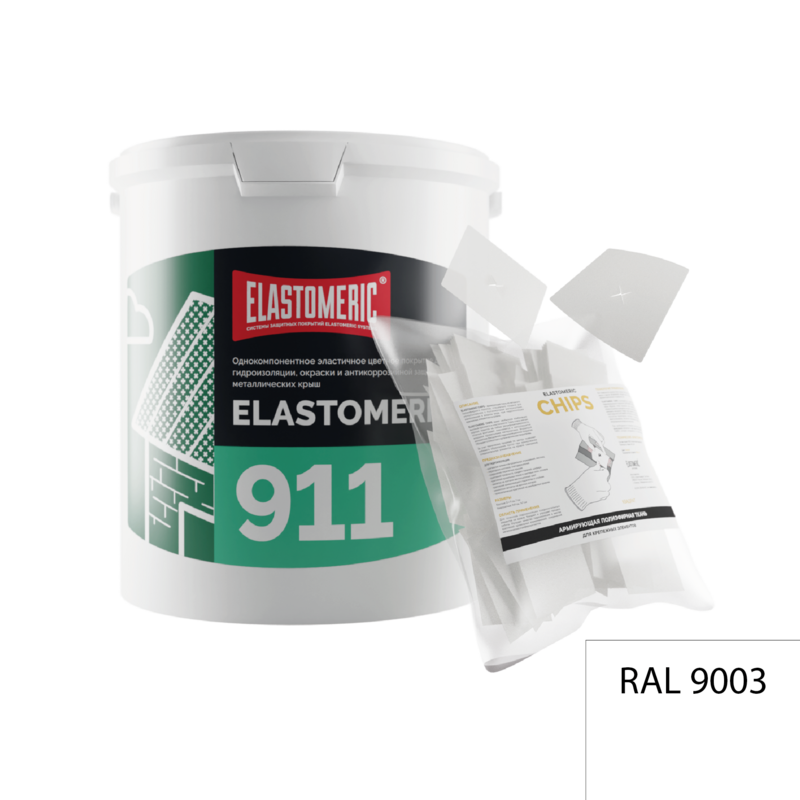 Изображение товара Мастика Elastomeric systems 911 6кг для ремонта и гидроизоляции