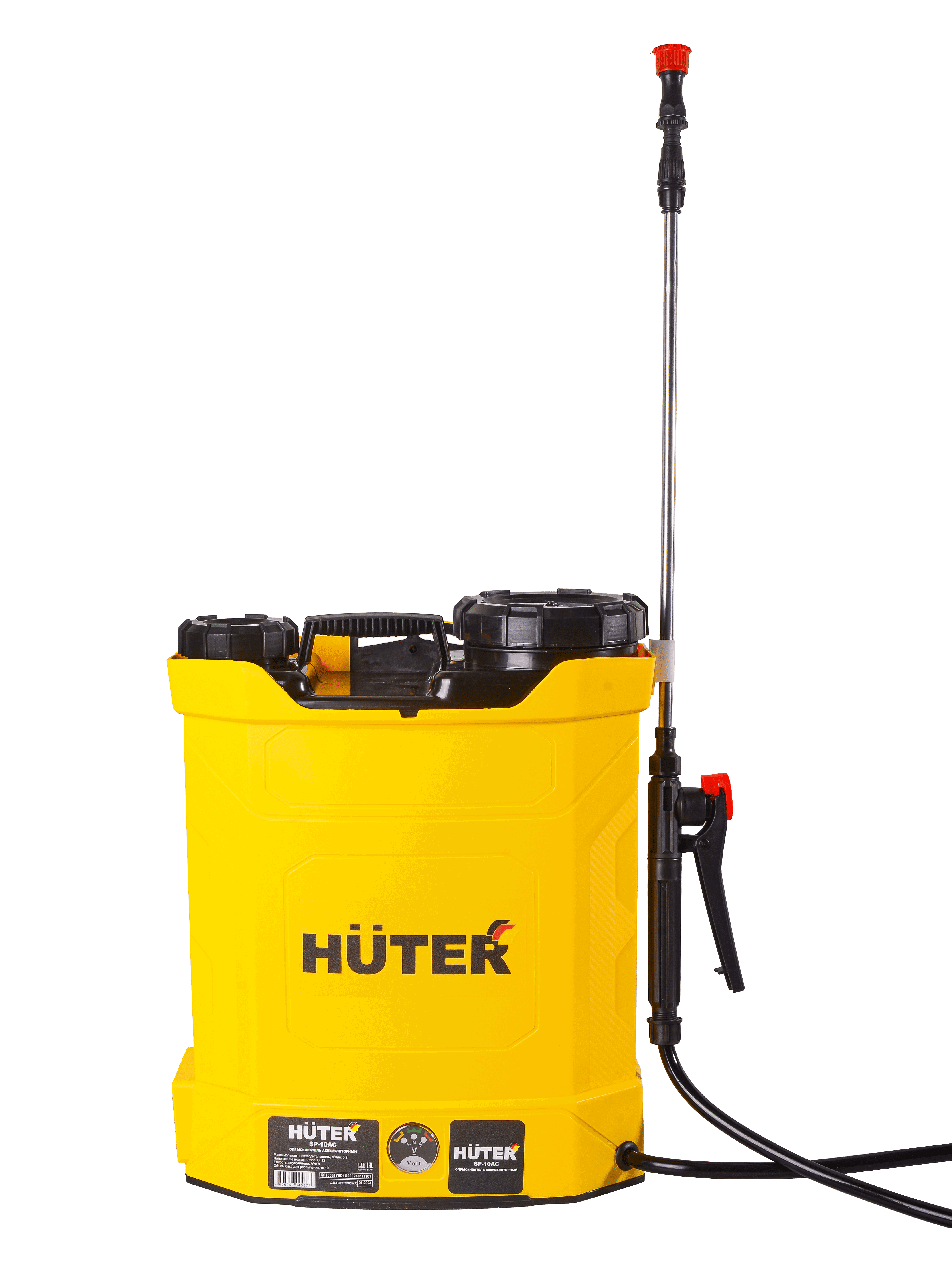 Изображение товара Опрыскиватель аккумуляторный ранцевый Huter SP-10AC 10 л 12 В АКБ и ЗУ в комплекте