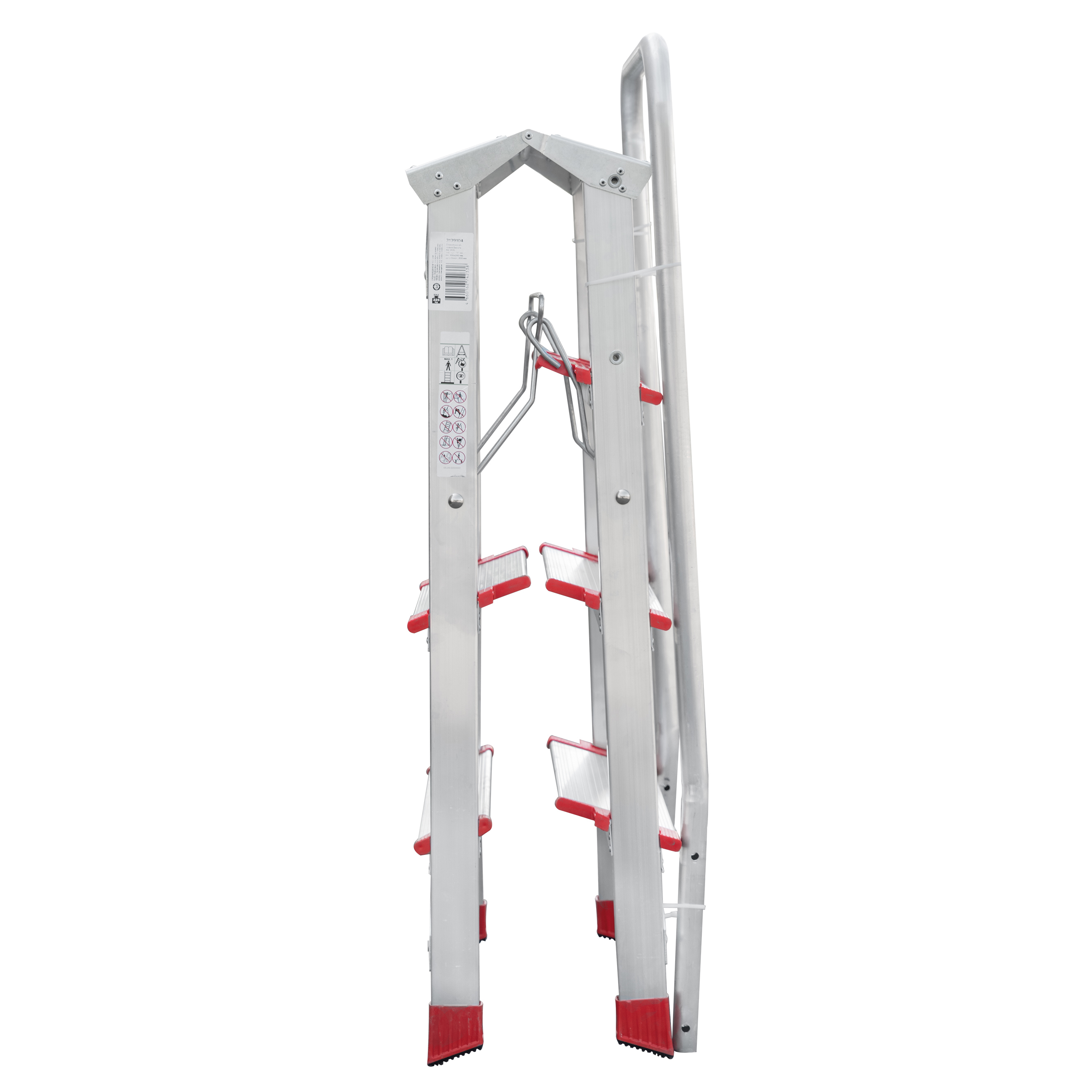 Изображение товара Алюминиевая стремянка NV 3139 4 ступени грузоподъемностью 225 кг Россия