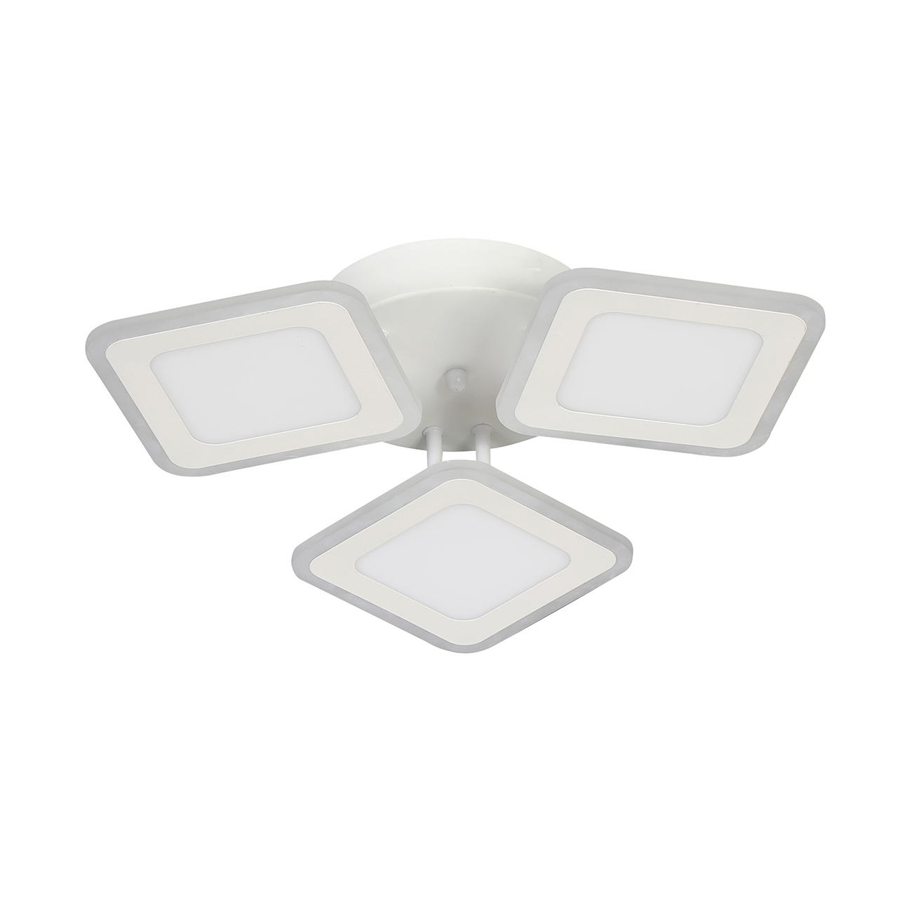 Изображение товара Люстра потолочная светодиодная Escada Erida с пультом регулировка 12 м² белый