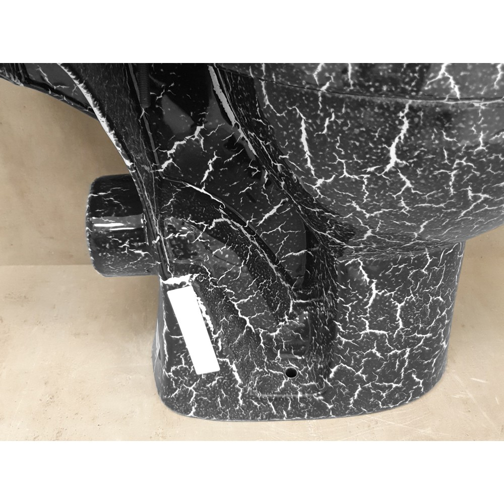 Изображение товара Унитаз Rosa Рио MS-161408 чёрный кракелюр