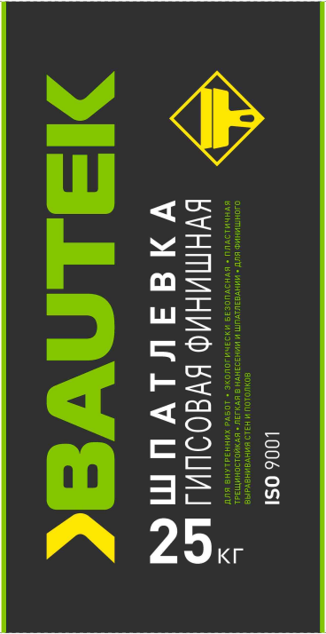 Изображение товара Шпаклевка гипсовая финишная Bautek 25 кг Изображение товара Шпаклевка гипсовая финишная Bautek 25 кг