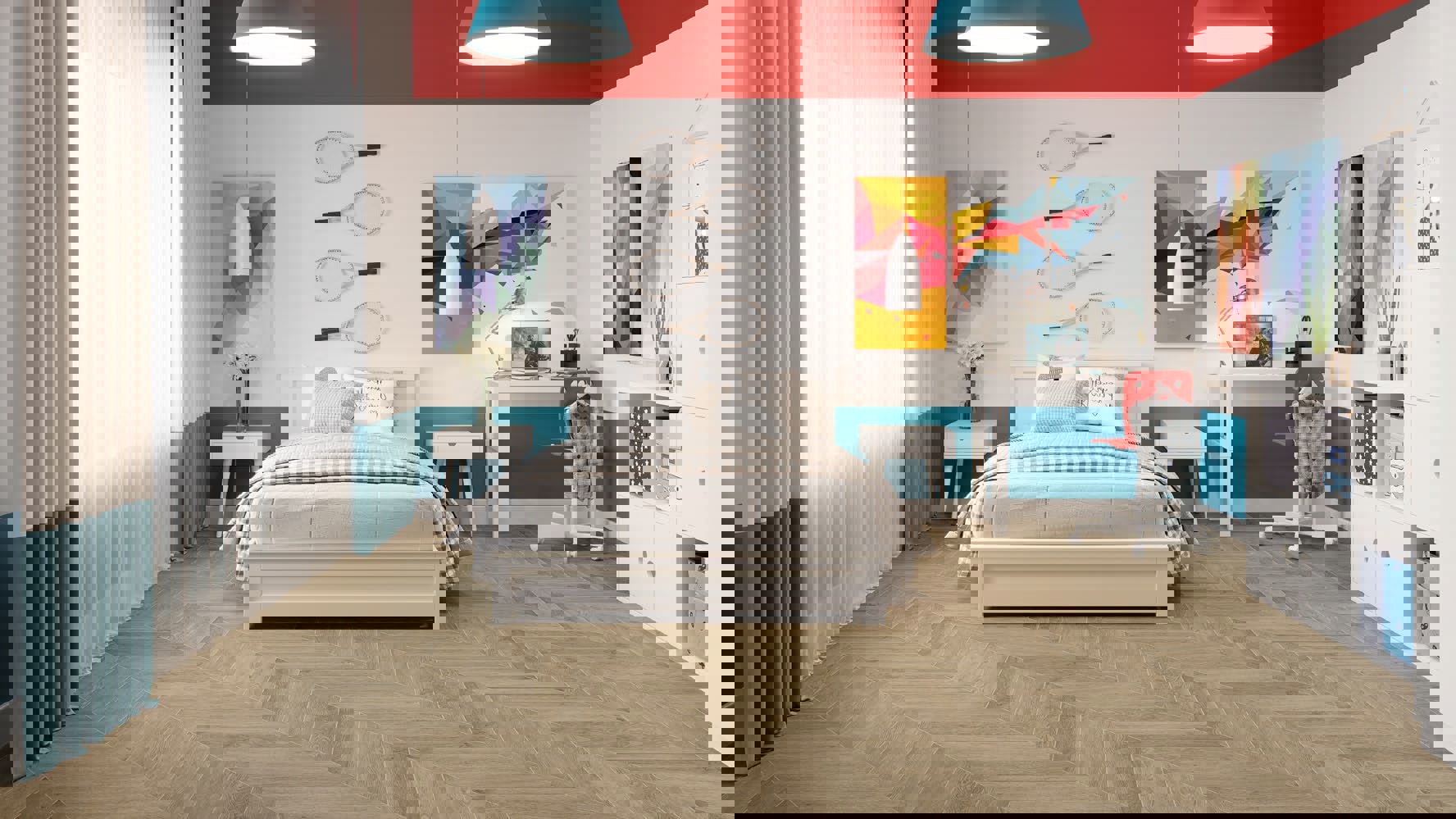 Изображение товара SPC плитка Alpine Floor Chevron Alpine Дуб Ваниль Селект 43 класс толщина 5 мм 1.676 м², цена за упаковку