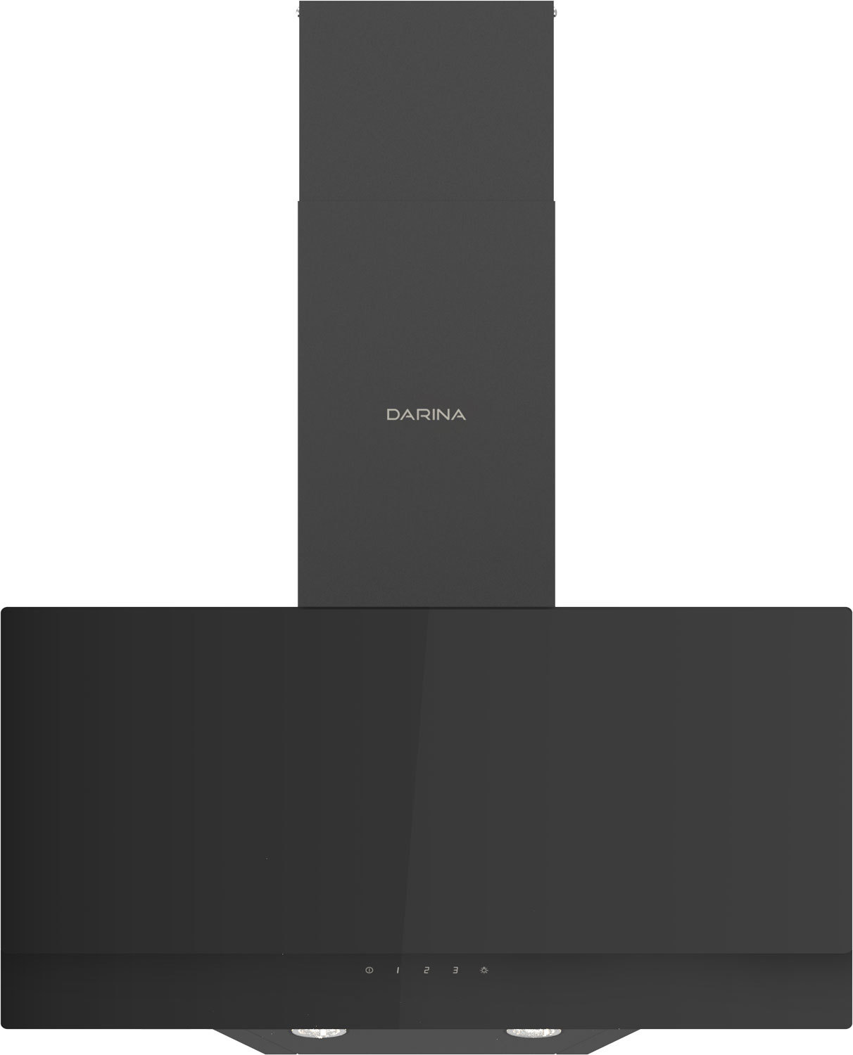 Изображение товара Вытяжка DARINA SLIDE GD602B черная наклонная 59.5 см с сенсорным управлением