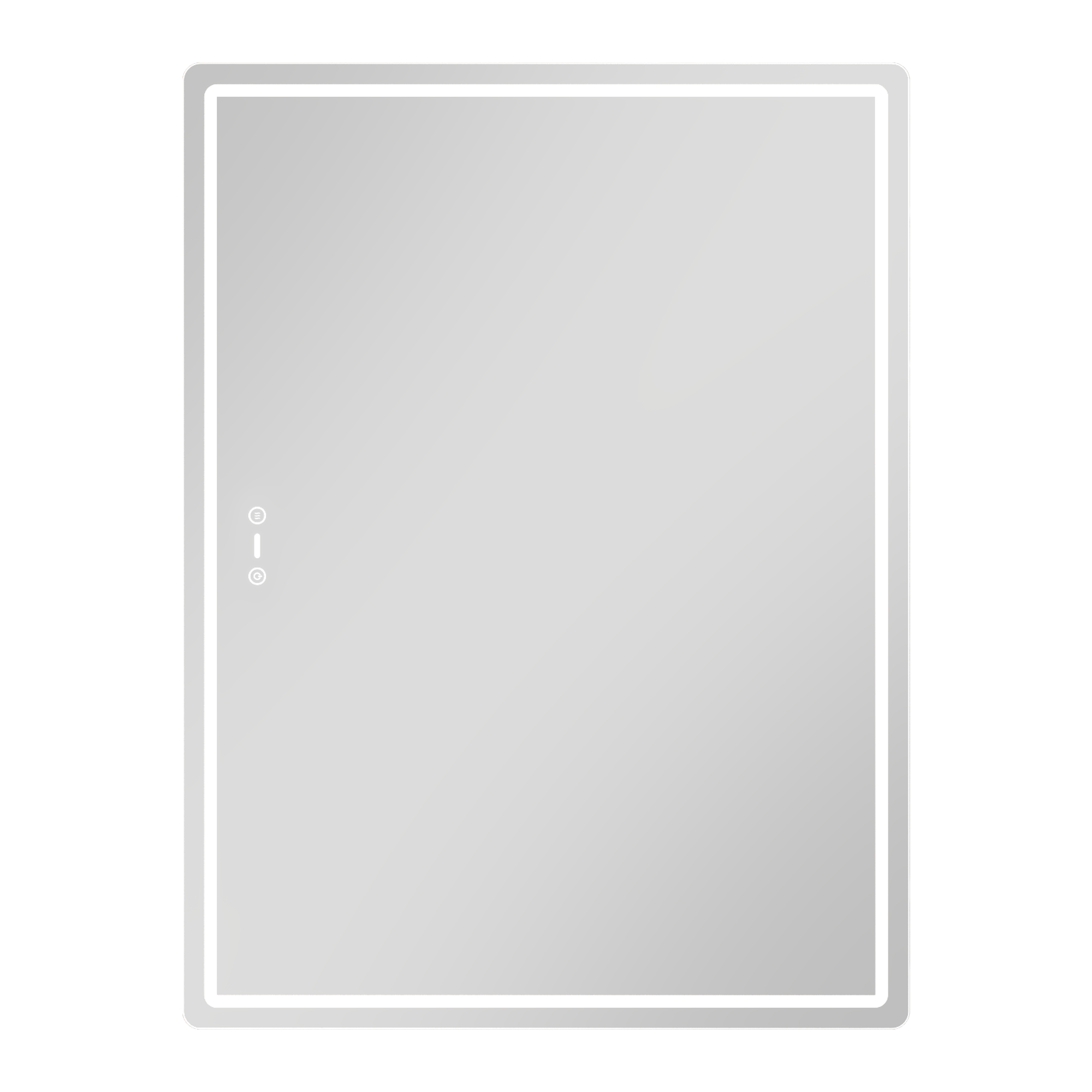 Шкаф зеркальный для ванной Vigo Bloss 60x79 см с подсветкой и полкой - 7