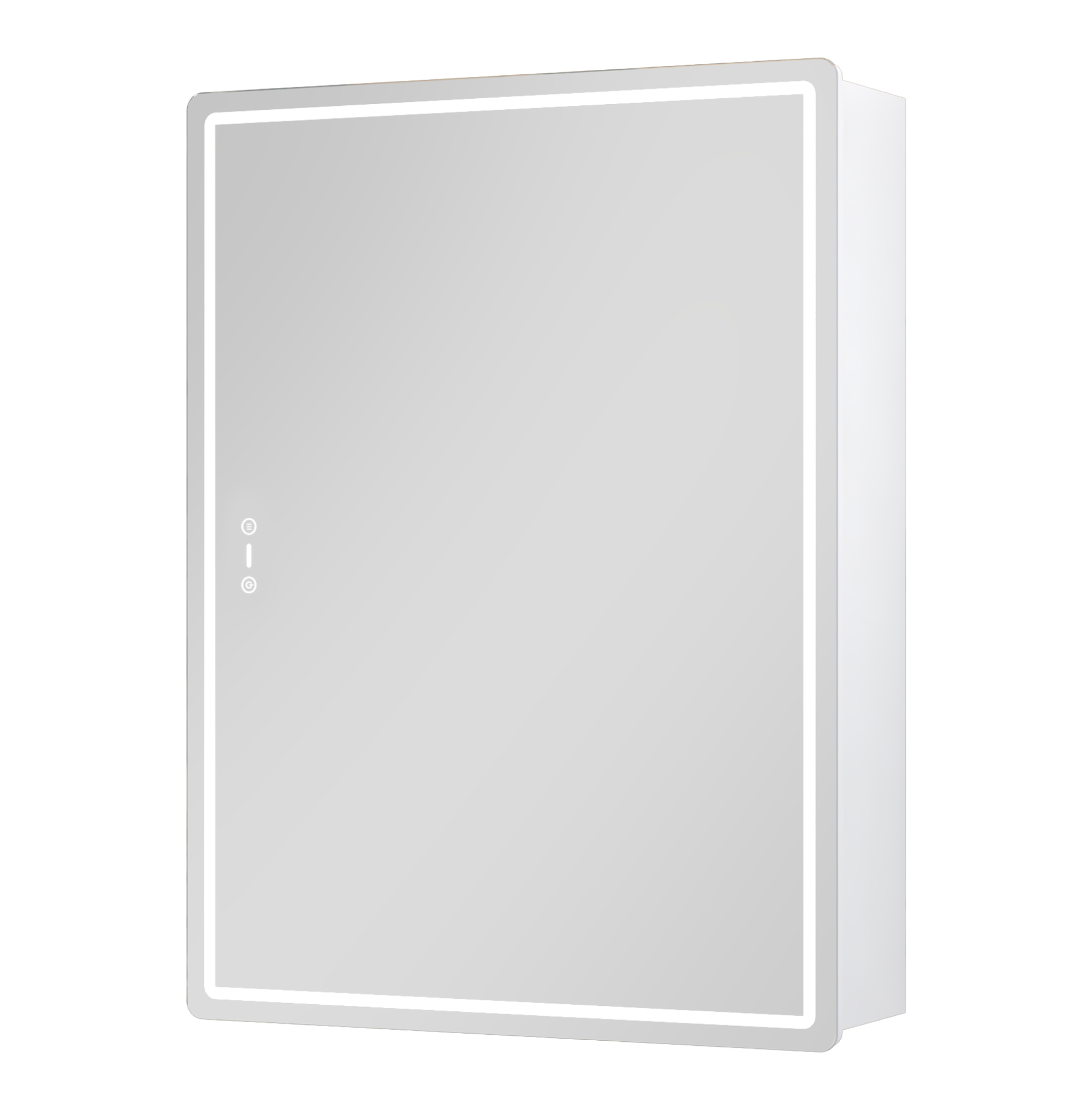 Шкаф зеркальный для ванной Vigo Bloss 60x79 см с подсветкой и полкой - 8