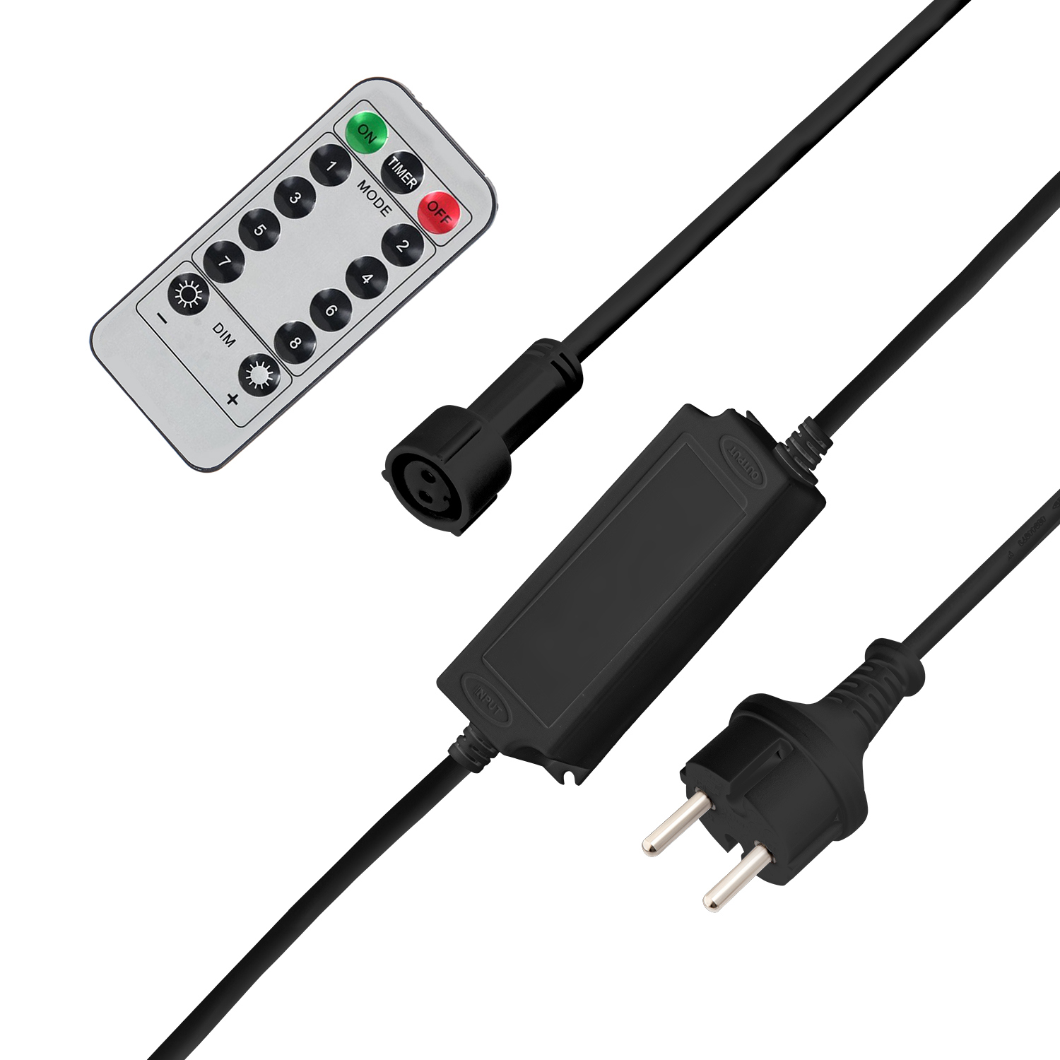 Изображение товара Контроллер с радиопультом Neon-night для уличных гирлянд IP20 150 см