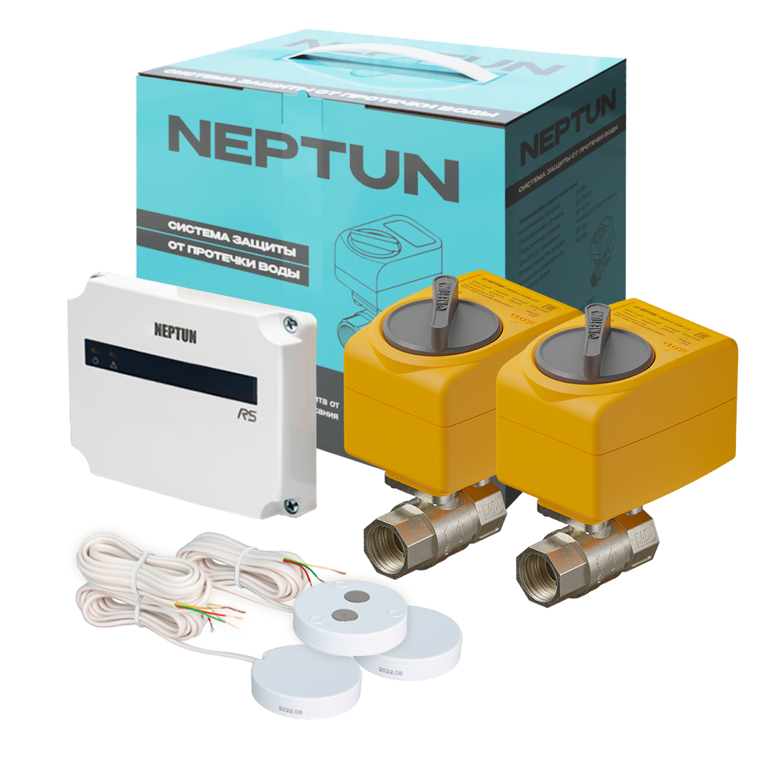Изображение товара Система защиты от протечки воды Neptun LM 3/4" цвет голубой