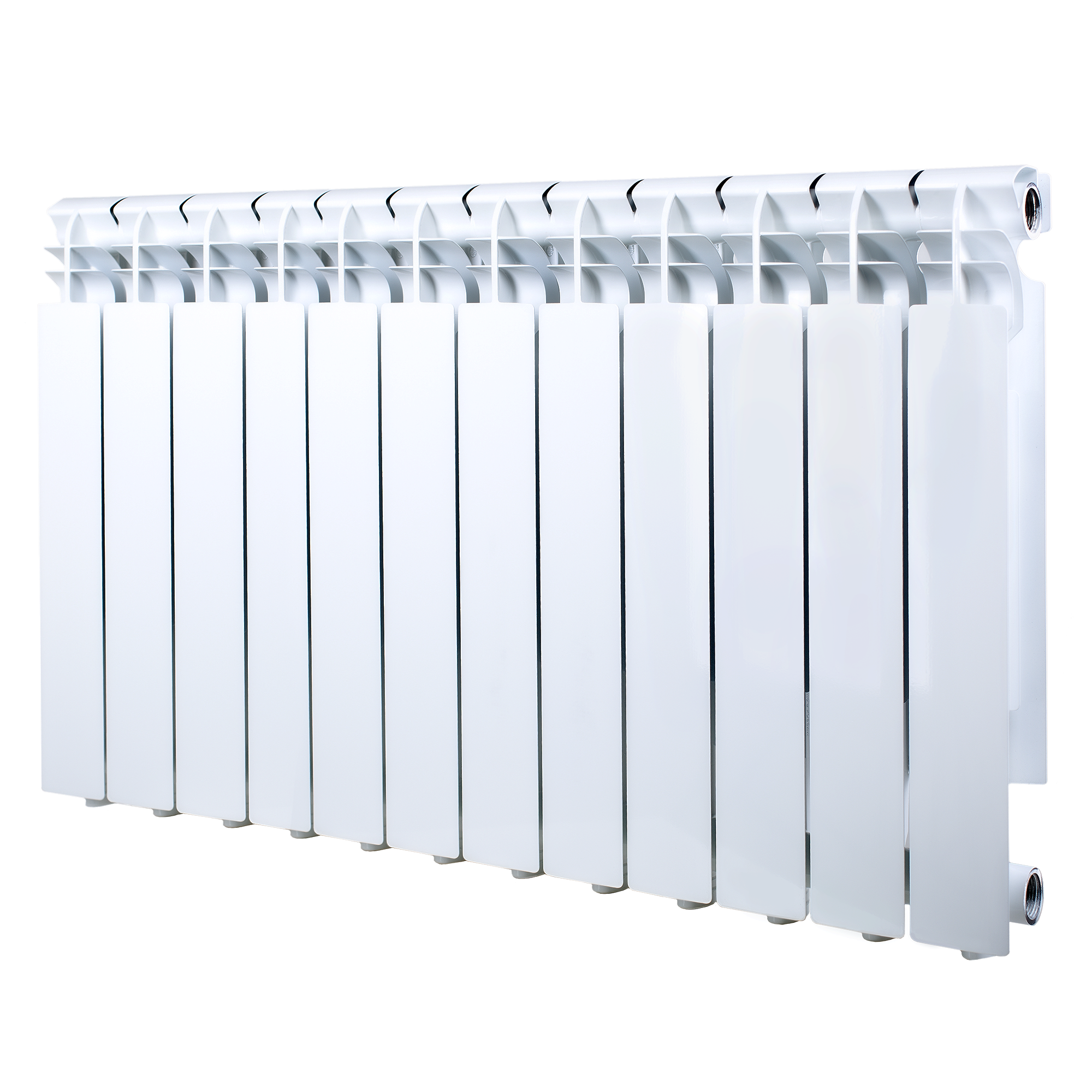 Изображение товара Алюминиевый радиатор Monlan RU 500/96 на 12 секций боковое подключение