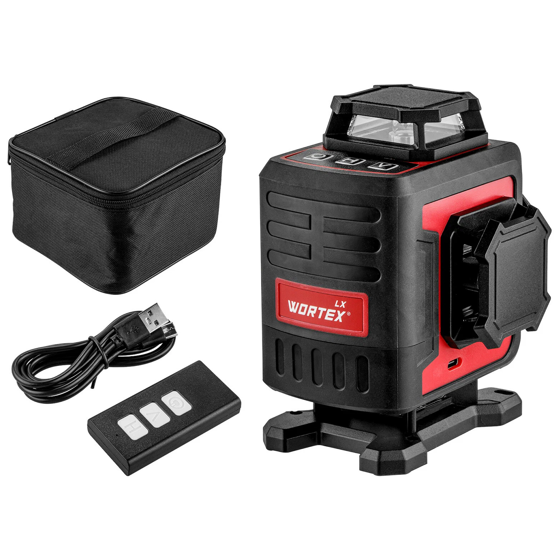 Изображение товара Уровень лазерный Wortex LX LL 0340-2 зеленый луч, дальность до 25 м