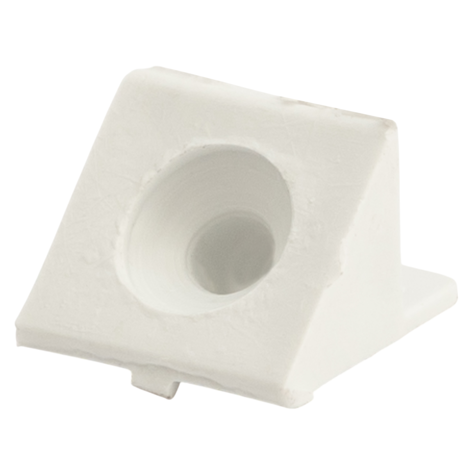 Угол крепежный 14x14 мм белый 4 шт.