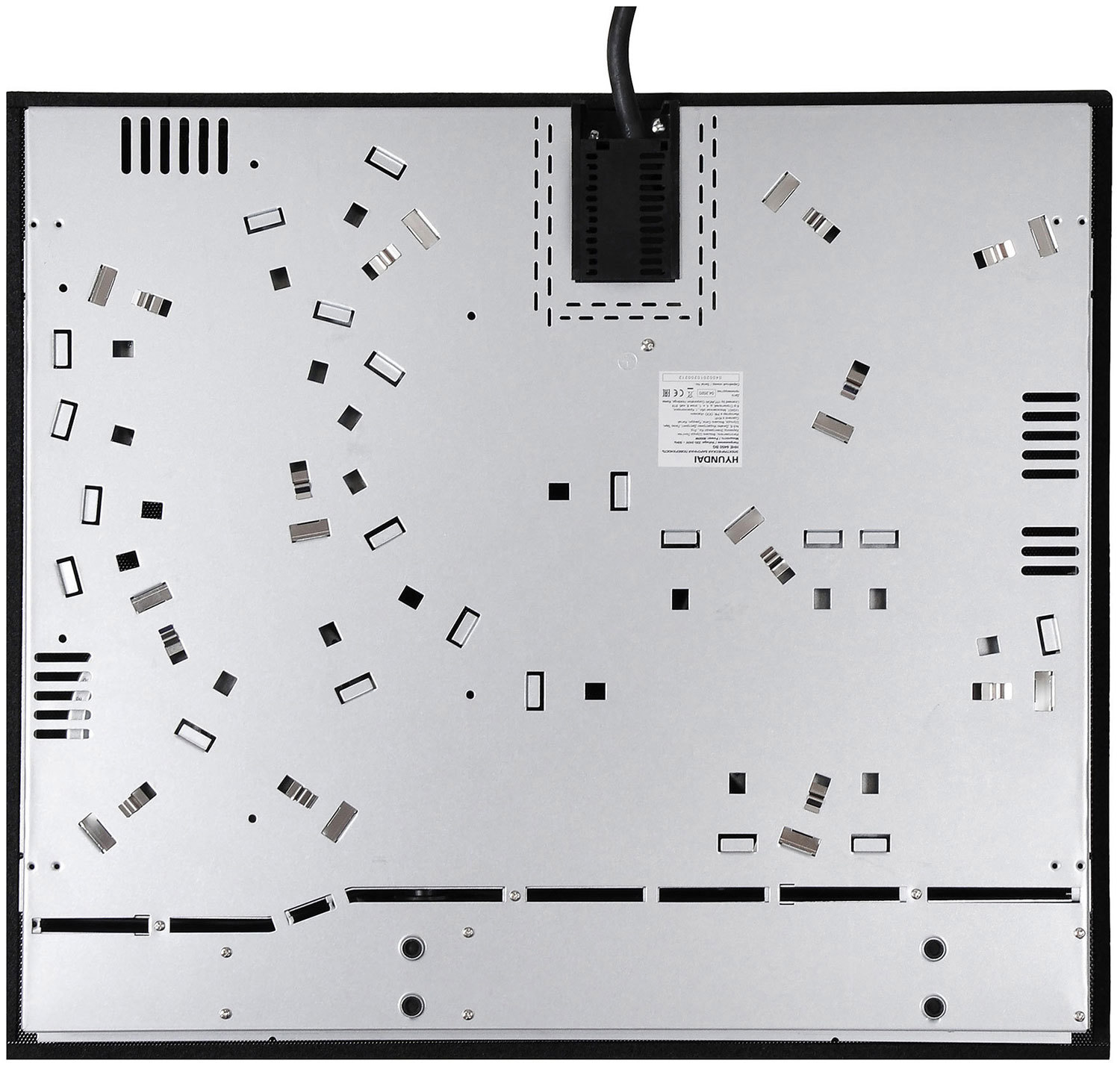 Изображение товара Электрическая варочная панель Hyundai HHE 6450 BG 353854 59 см 4 конфорки цвет черный