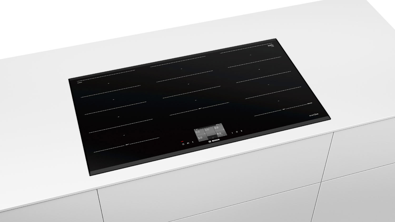 Изображение товара Электрическая варочная панель Bosch PXX995KX5E 702940 91.6 см 5 конфорок цвет черный
