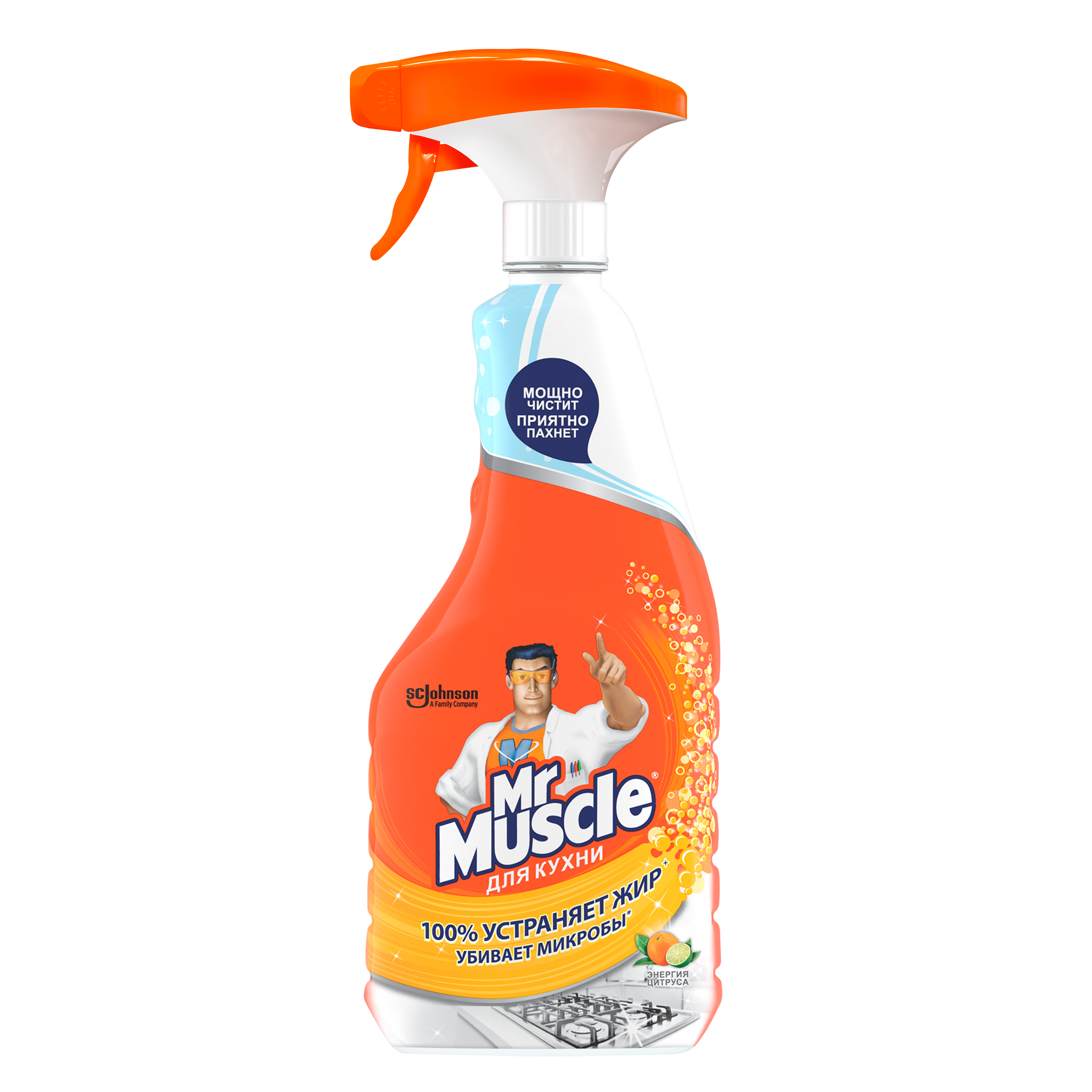 Изображение товара Средство для чистки Mr. Muscle Энергия цитруса 0.5 л Изображение товара Средство для чистки Mr. Muscle Энергия цитруса 0.5 л