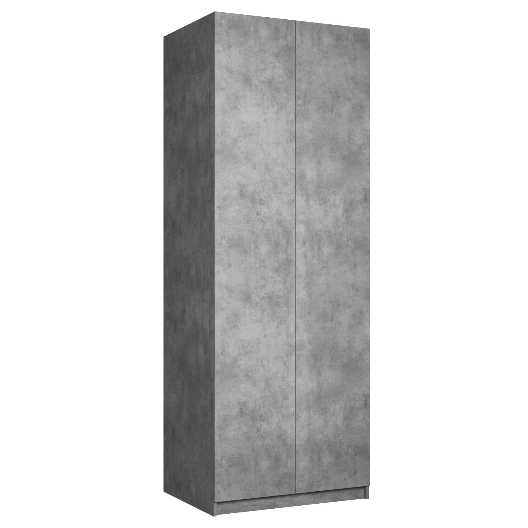Изображение товара Шкаф распашной Мебельная компания Е1 LCK_GL_SH_800_BT бетон 81x220 см современный
