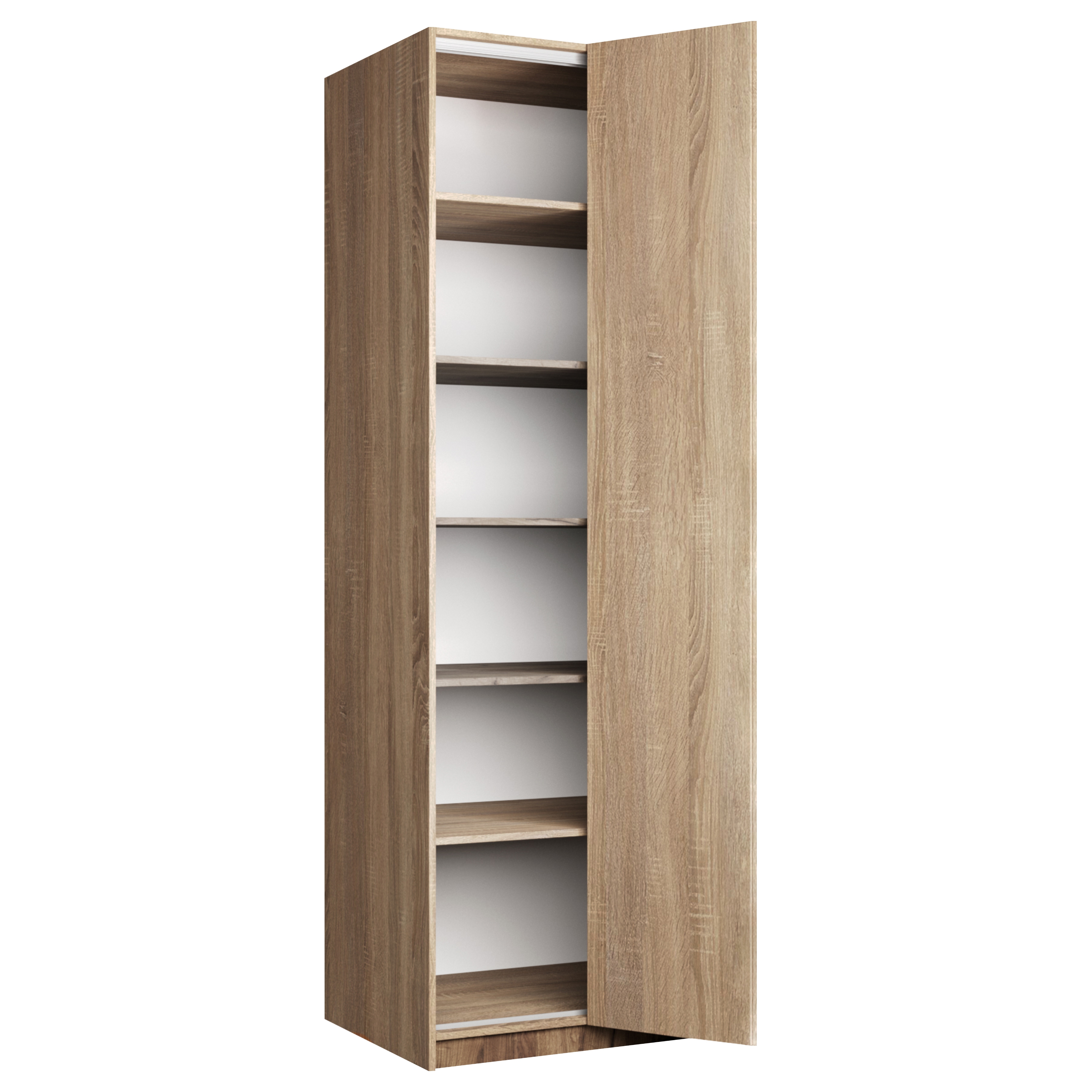 Изображение товара Шкаф распашной Мебельная компания Е1 модель LCK_GR_SH_800_S с системой Push to Move