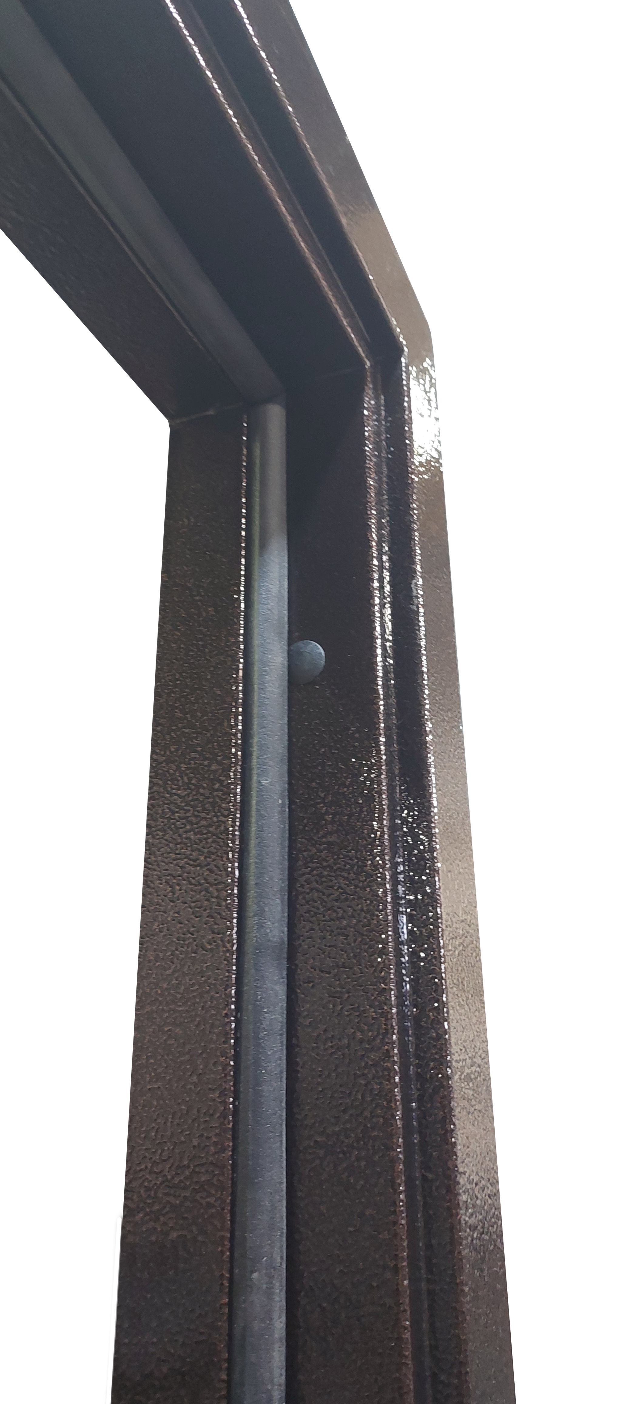 Изображение товара Входная дверь Такт-тайм Уют 1 левый 220x90см цвет антик медь/венге светлый