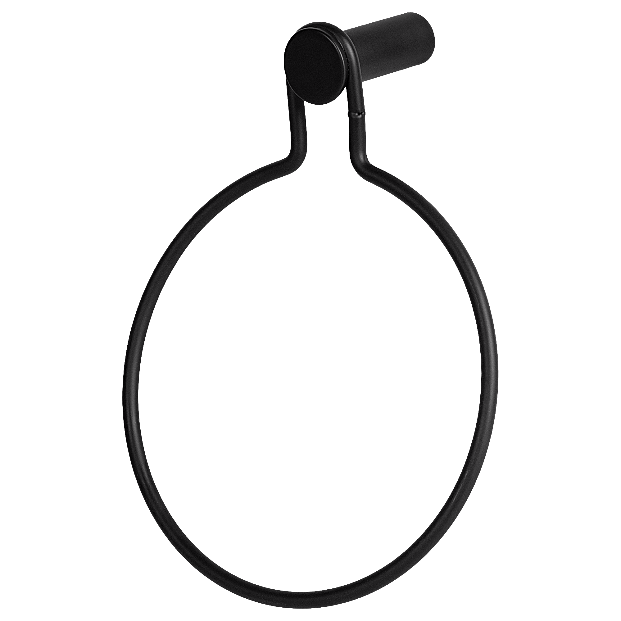 Держатель для полотенец Swensa Dots SWR-7268-05 кольцо цвет черный