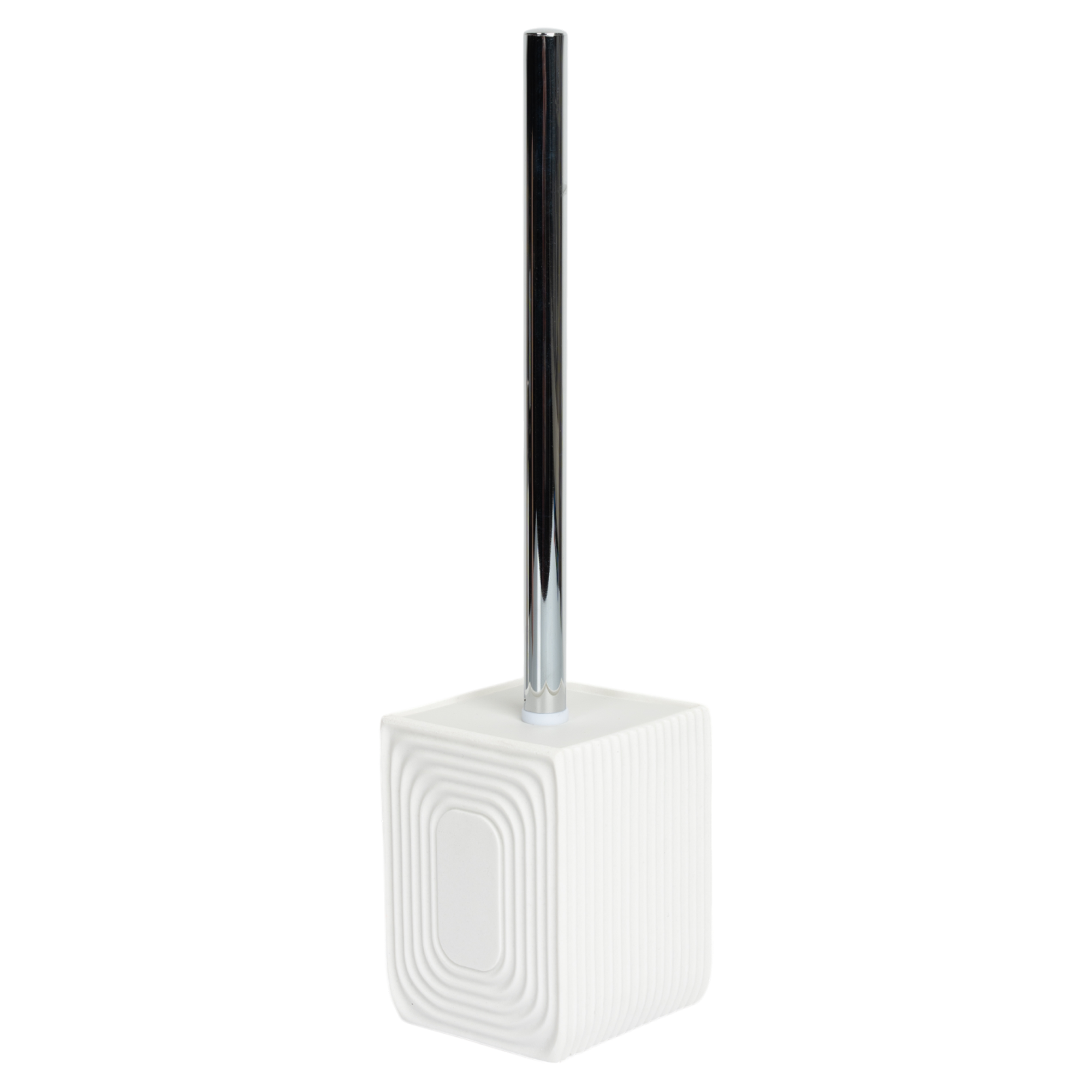 Изображение товара Ёршик для унитаза Vidage Бари белый из полирезина, современный дизайн