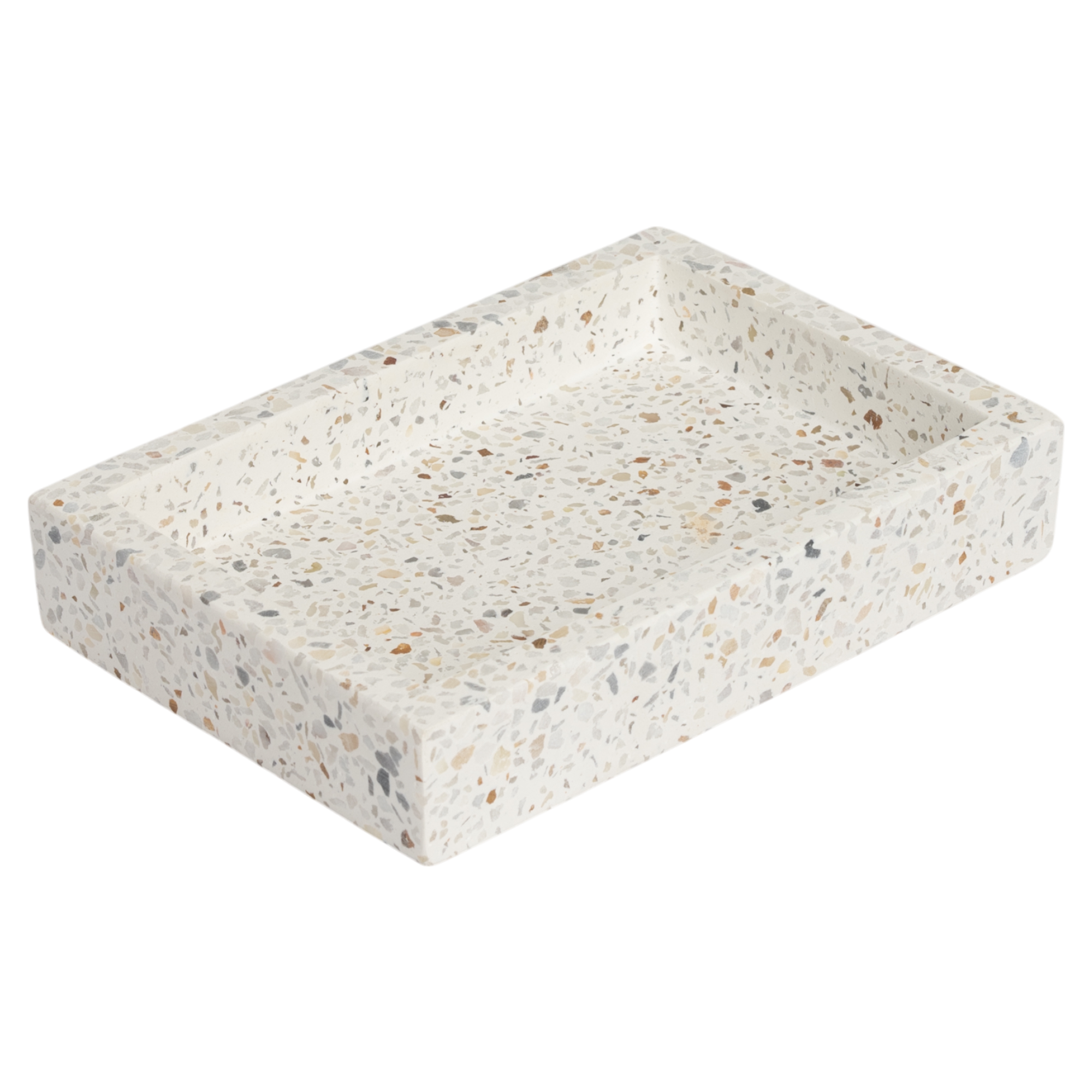 Изображение товара Мыльница Vidage Веракрус из полирезина серого цвета для ванной