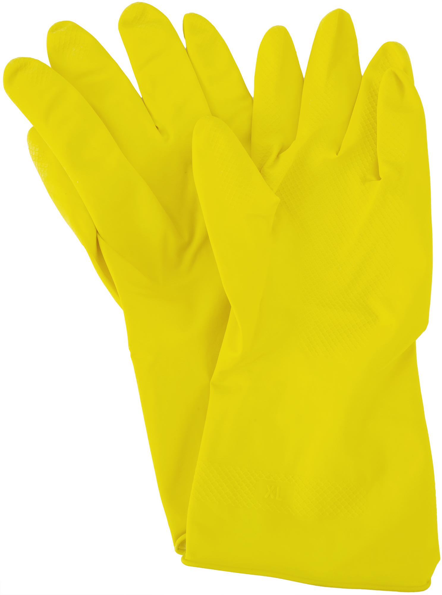 Перчатки латексные York с хлопковым напылением размер XL