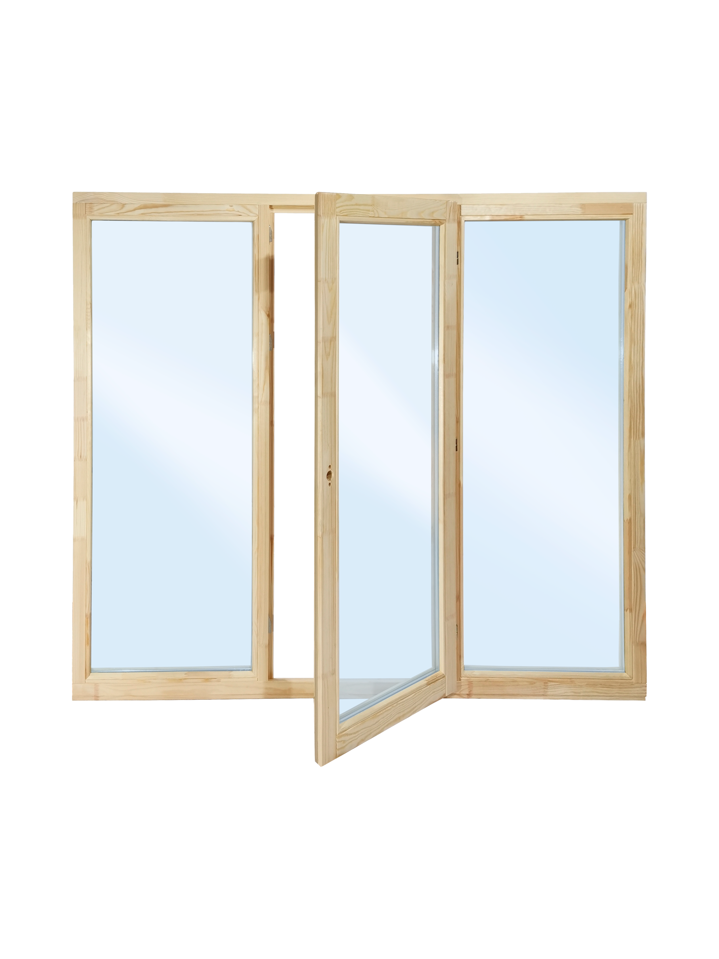 Изображение товара Окно деревянное Timber&Style ОД ОСП (45) 1460x1770мм с однокамерным стеклопакетом поворотное