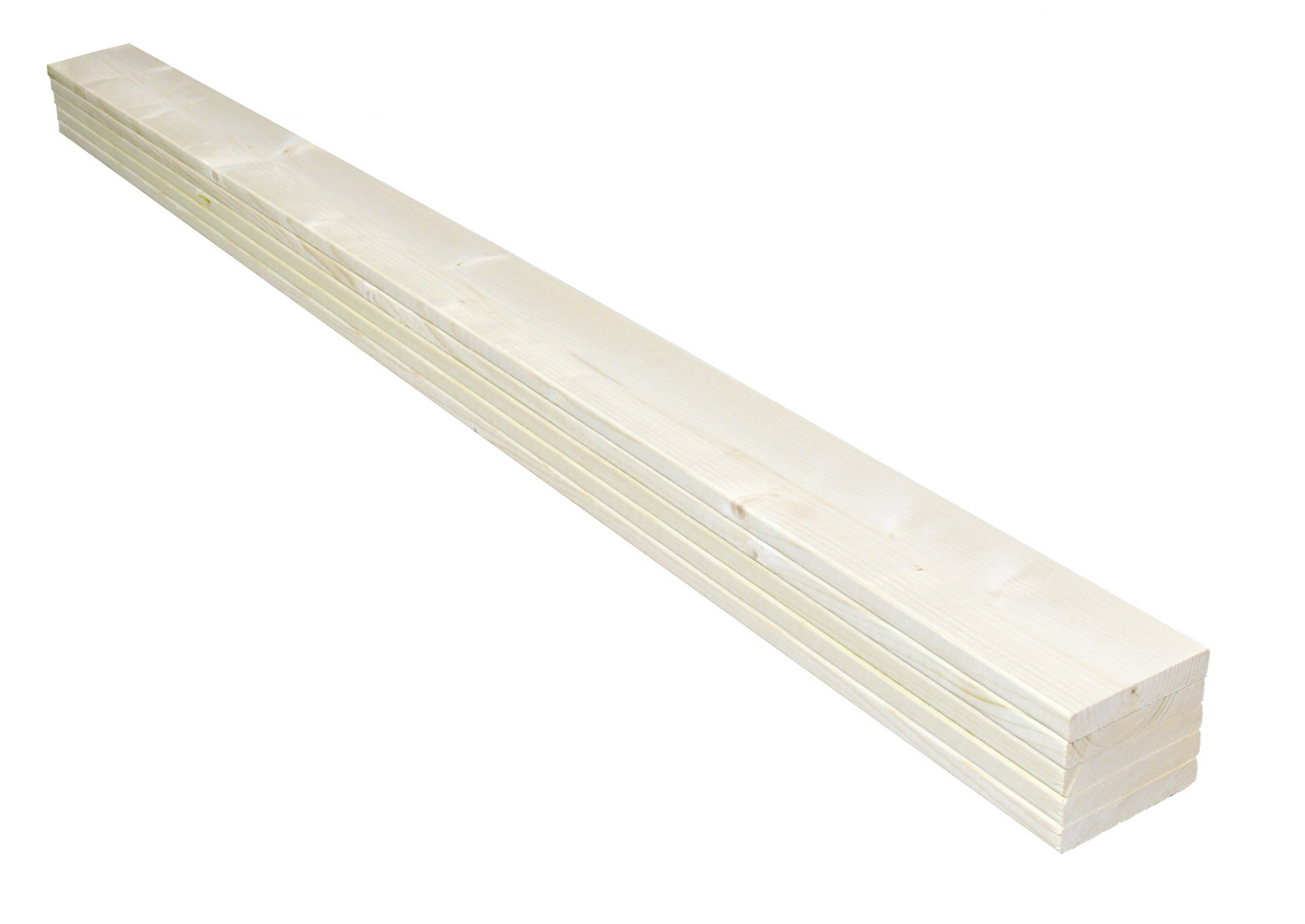 Изображение товара Доска Леспроф строганая завальцованная 17x96x1500мм сосна сорт АВ 5шт