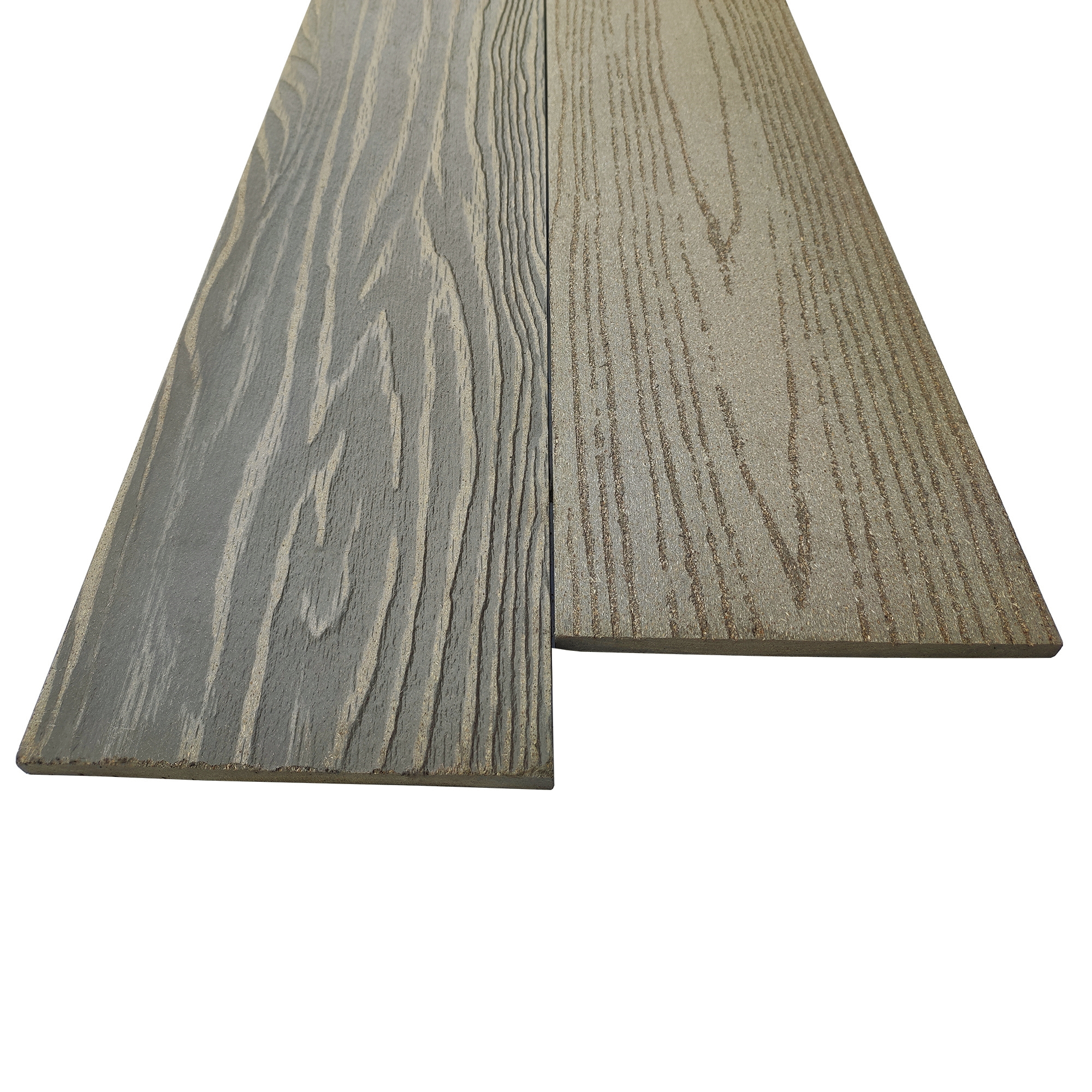 Изображение товара Заборная доска ДПК Faynag Cedro цвет графит 2000x150x10мм двусторонний структура дерева 0.6м² 2шт