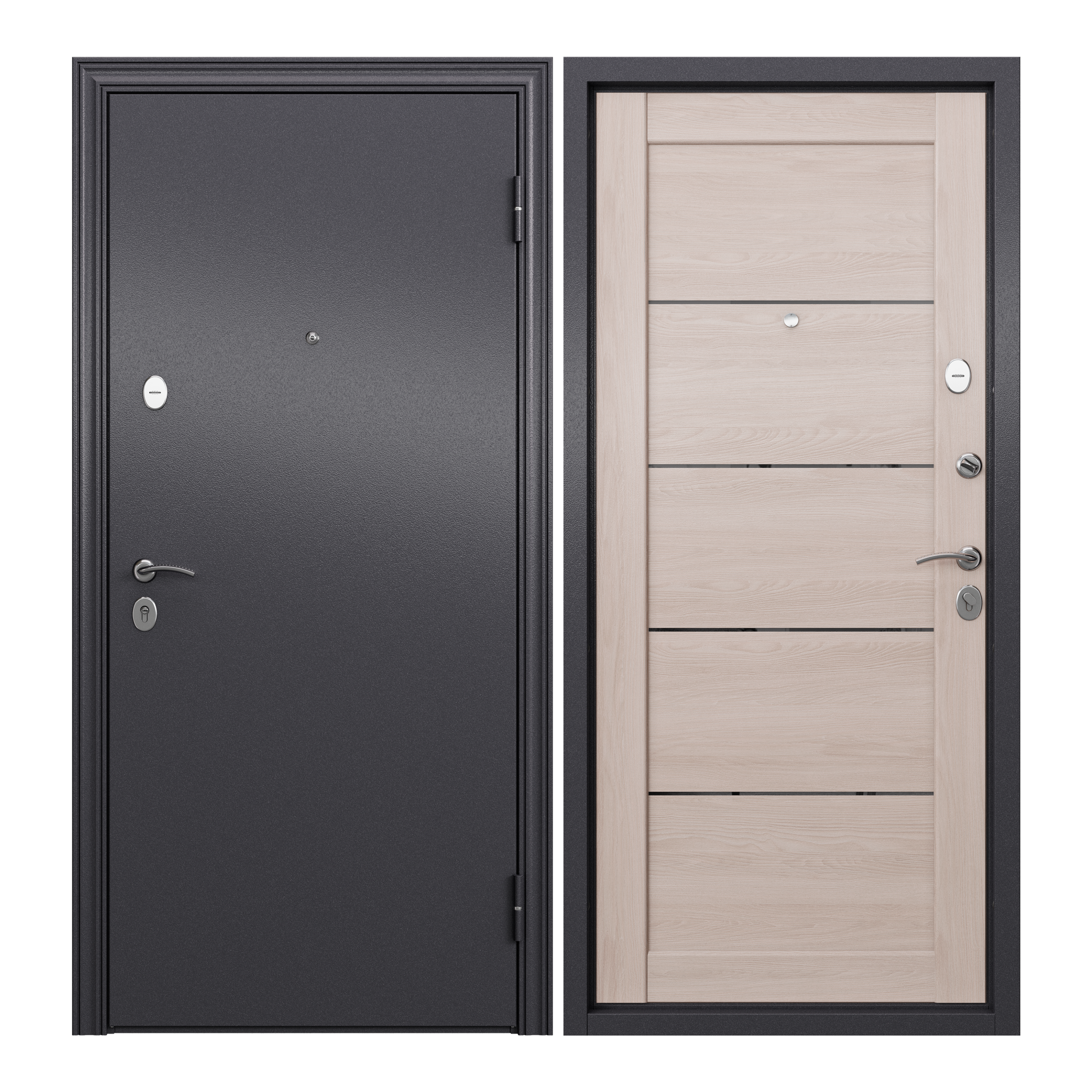 Изображение товара Входная дверь Torex Flat-XL правая 205x86см цвет дуб филадельфия