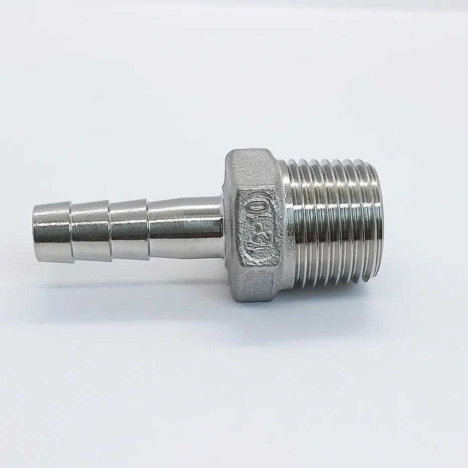 Изображение товара Штуцер для шланга Ifitting MG-FHN 1x15 мм из нержавеющей стали для водоснабжения и промышленности