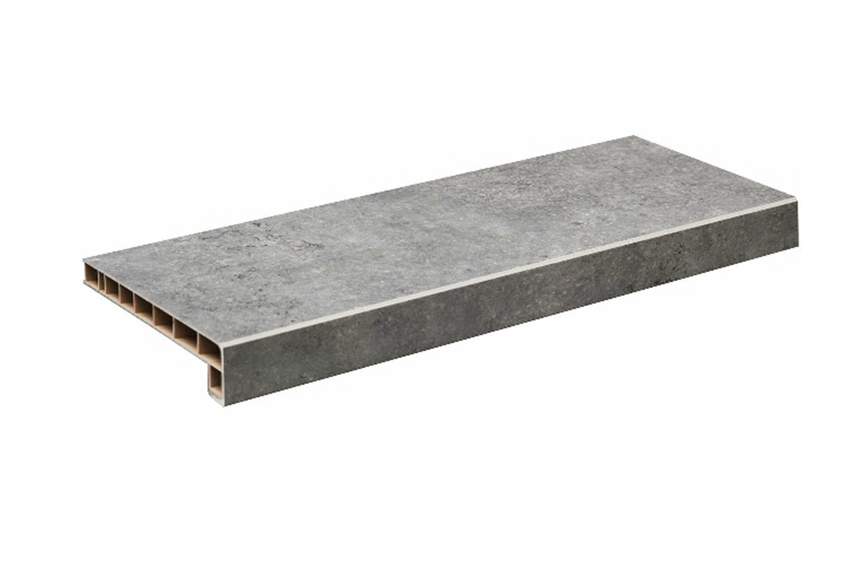 Изображение товара Подоконник пластиковый Moeller с заглушкой 2000x250мм серый топаз