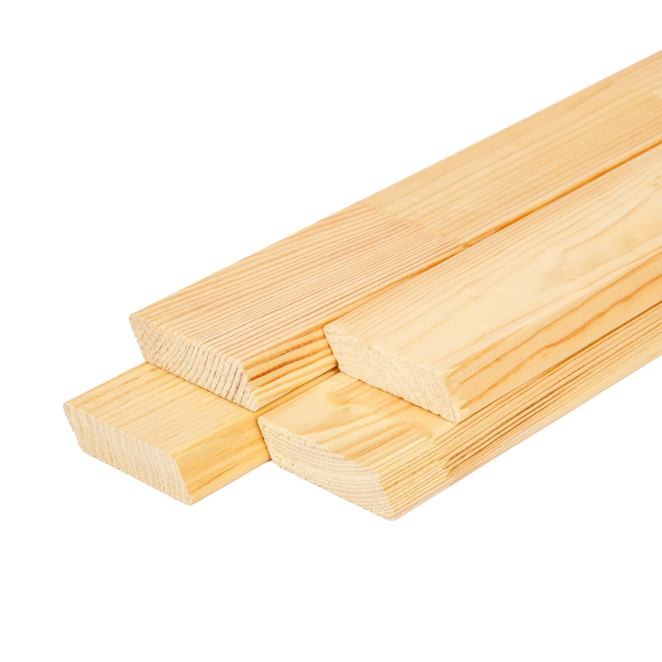 Изображение товара Брусок декоративный скошенный Timber&Style 19x70x2200мм сосна Экстра комплект 4шт