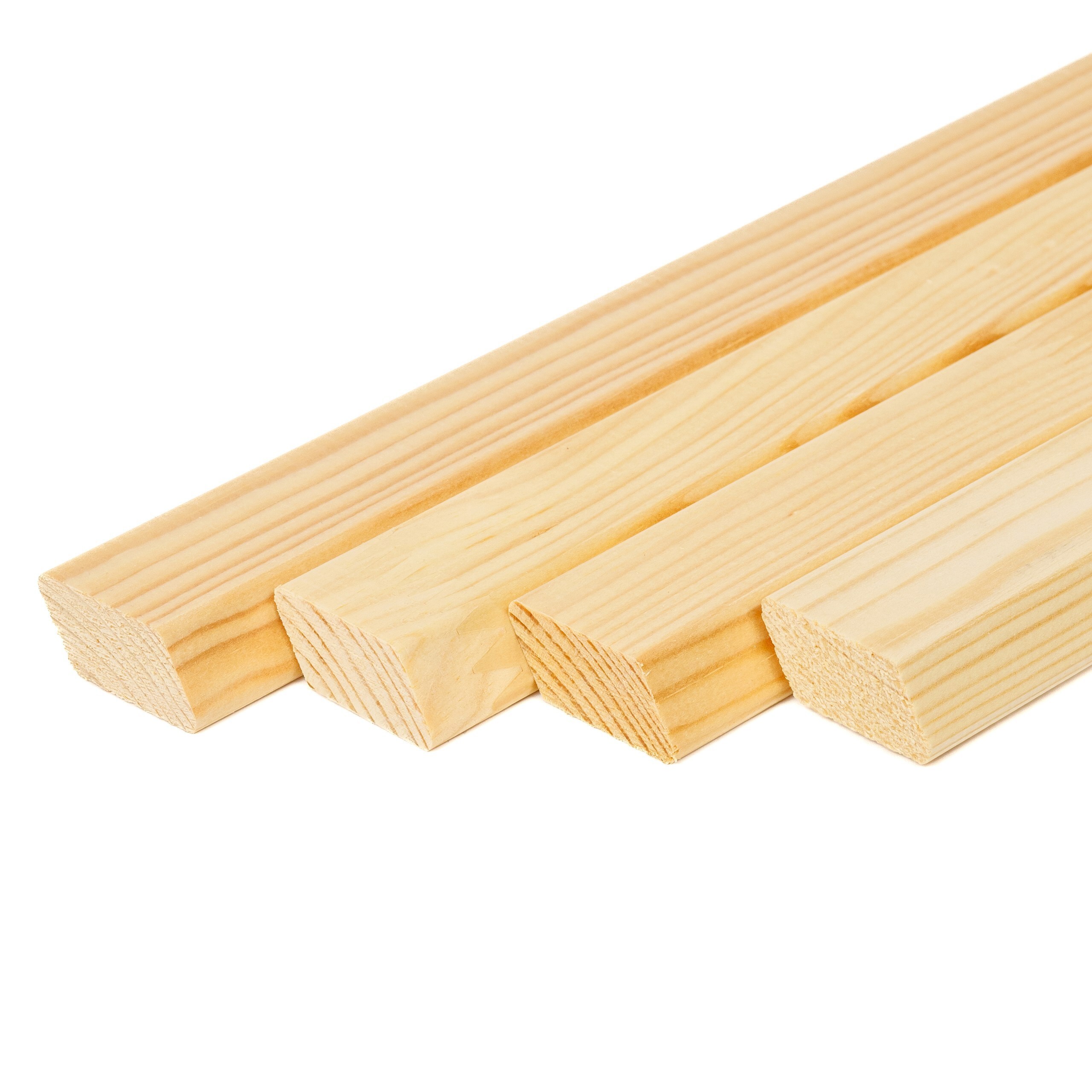 Изображение товара Брусок декоративный скошенный Timber&Style 19x40x2200мм сосна Экстра комплект 4шт