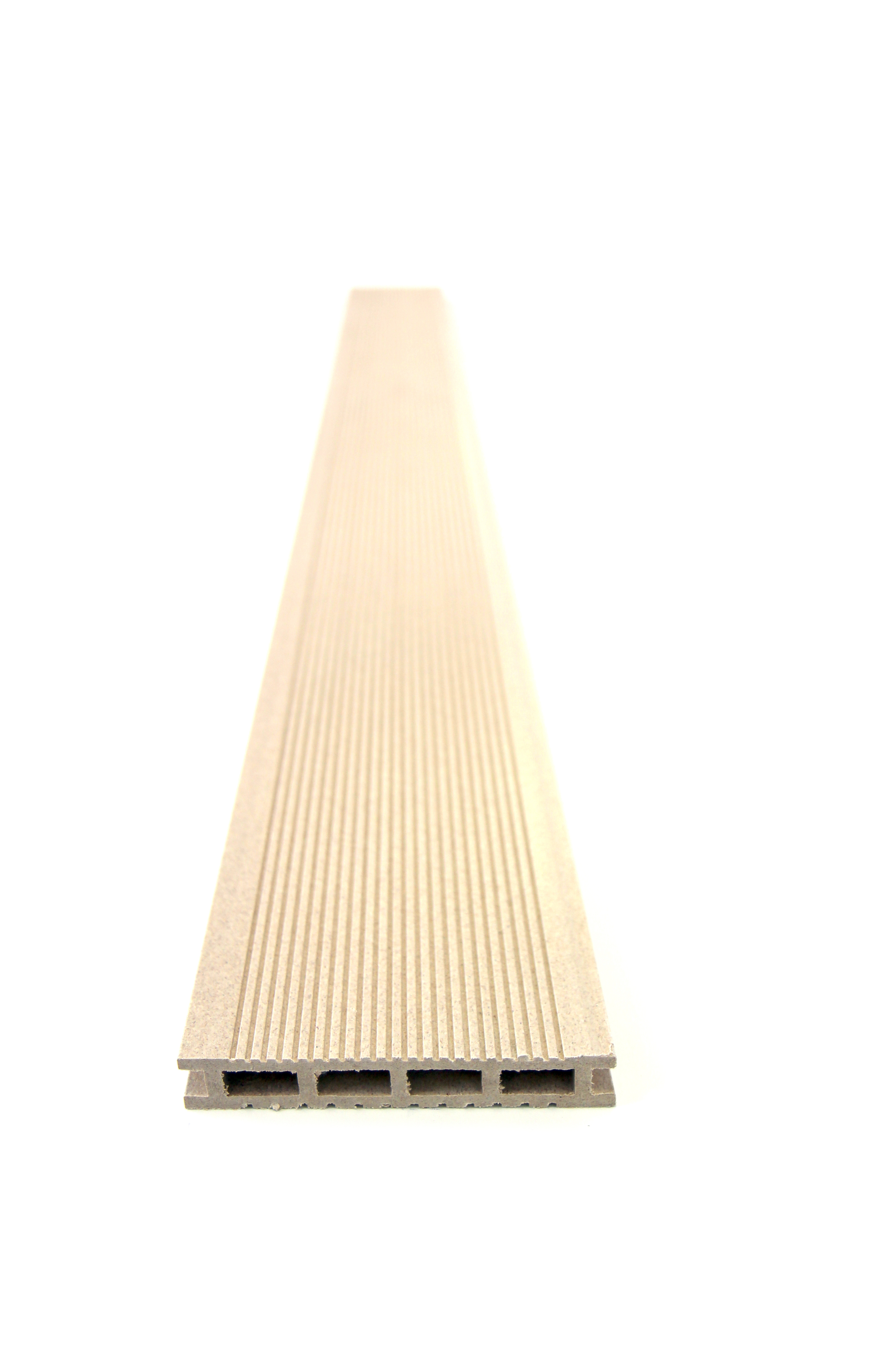 Изображение товара Террасная доска ДПК MultiDeck белая ночь 1500x140x22мм