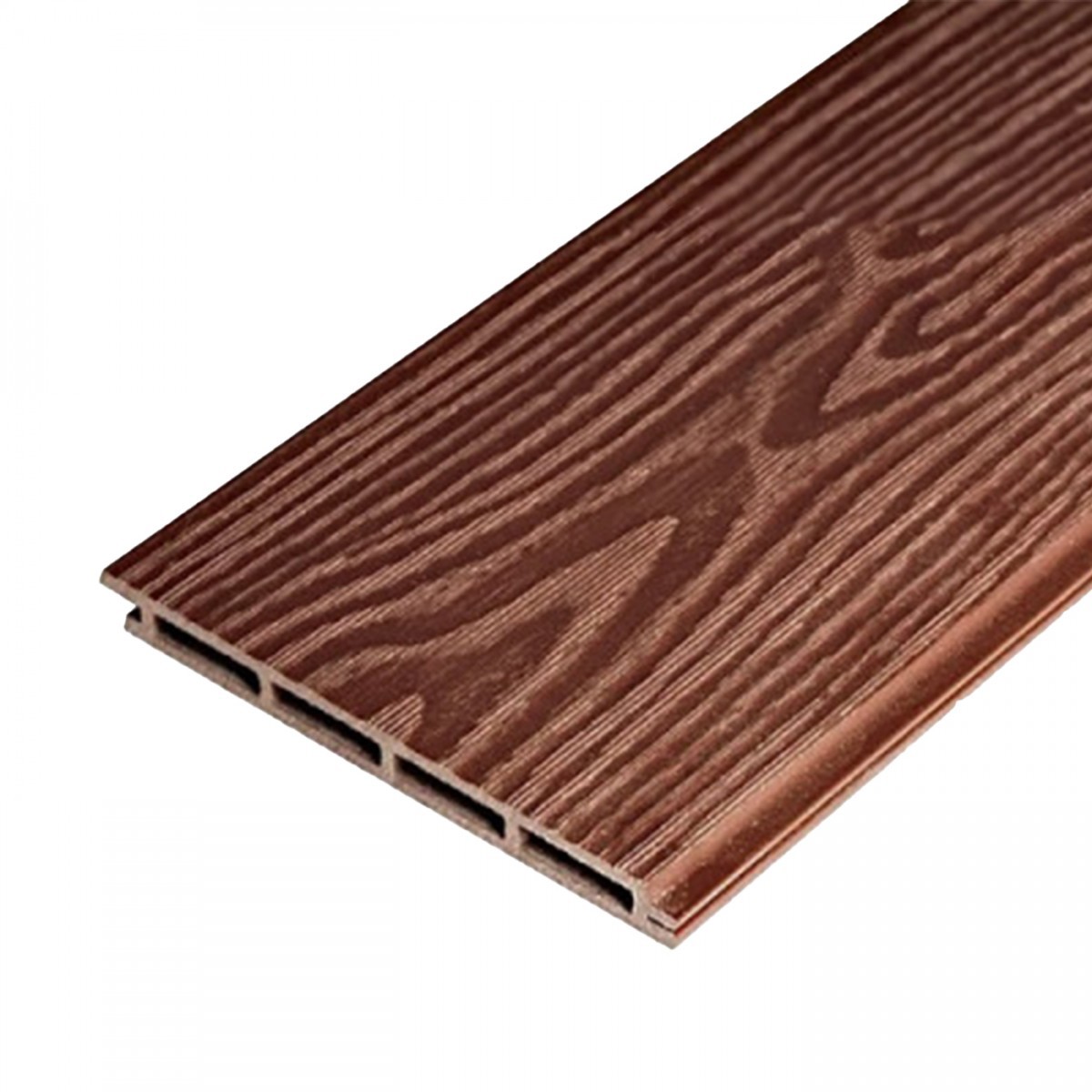 Изображение товара Фасадная доска ДПК Faynag Pino цвет шоколад 2000x166x13мм структура дерева 0.66м² 2шт