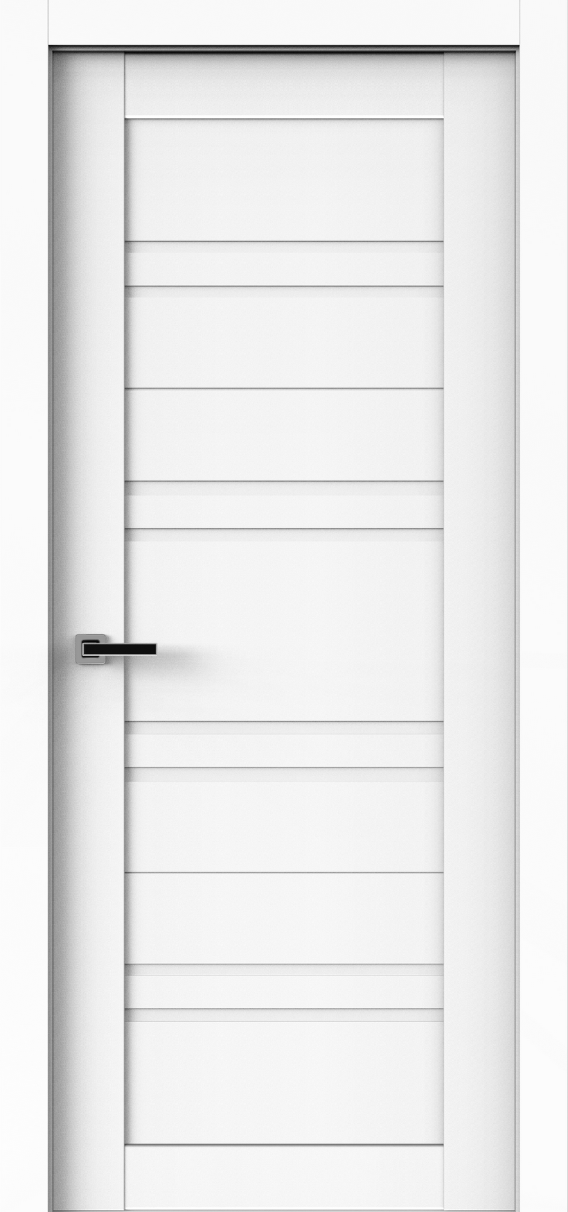 Изображение товара Дверь межкомнатная Sidoorov Eco Deliss глухая 200x60см пленка ПВХ эмалит белый без замка и петель