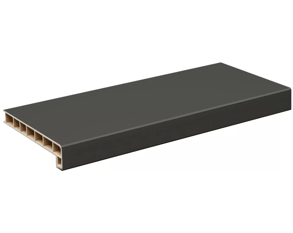 Изображение товара Подоконник пластиковый Moeller с заглушкой 1500x250мм серый clean-touch Изображение товара Подоконник пластиковый Moeller с заглушкой 1500x250мм серый clean-touch