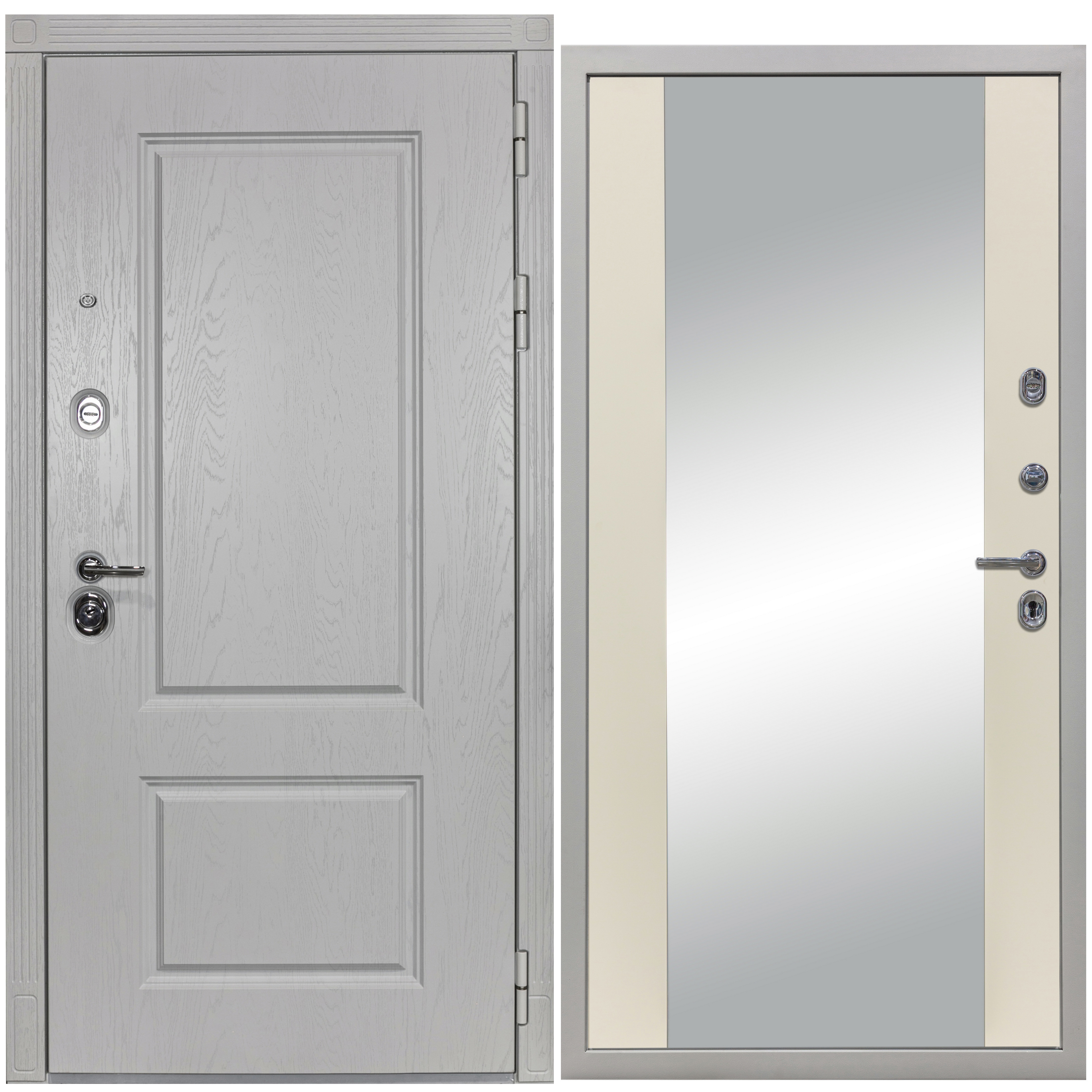 Изображение товара Входная дверь Diva МХ-9 2050x860 мм правый цвет Альберо браш грей