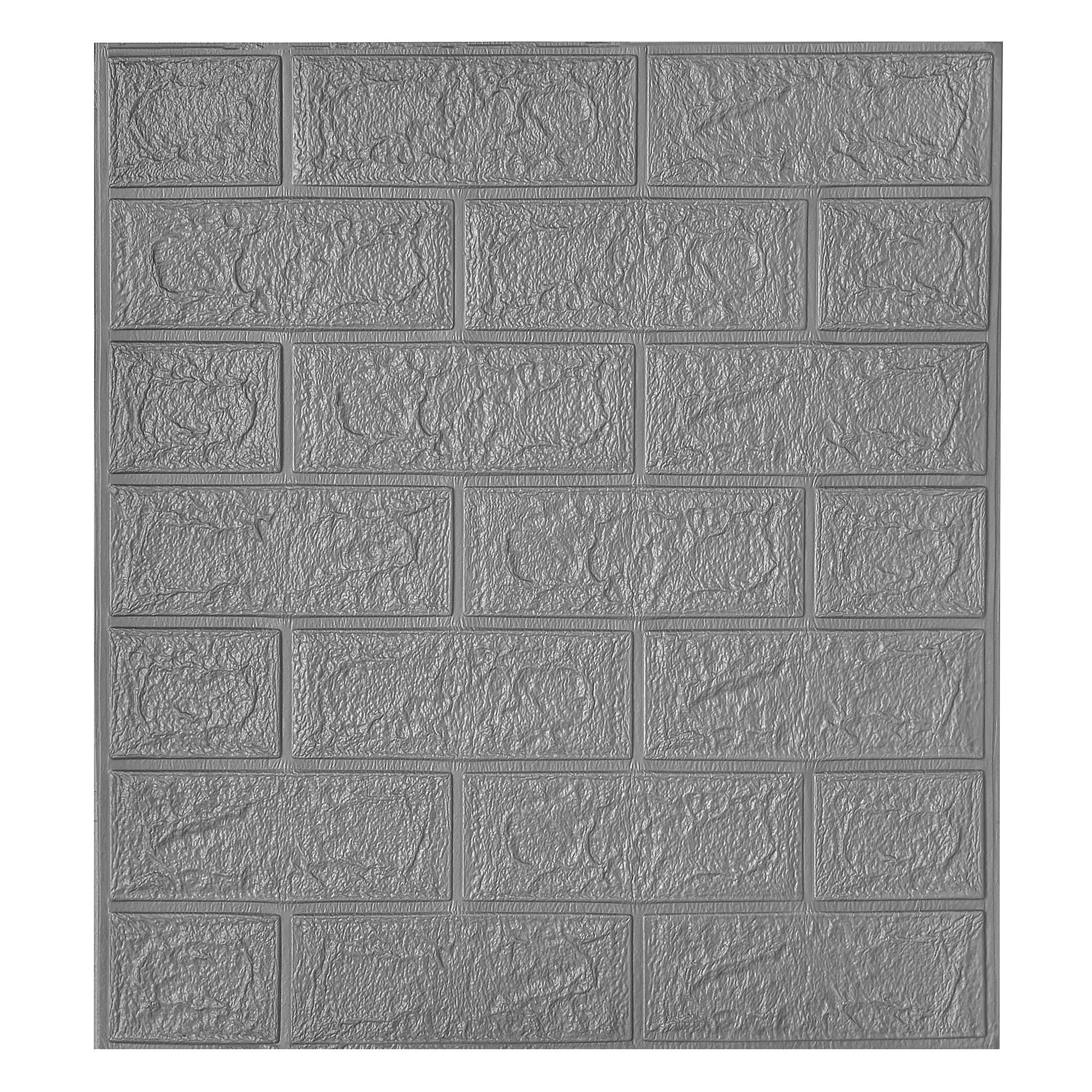 Изображение товара Комплект панелей ПВХ Lako decor Классический кирпич серебро 550x500мм 2.75м² 10шт