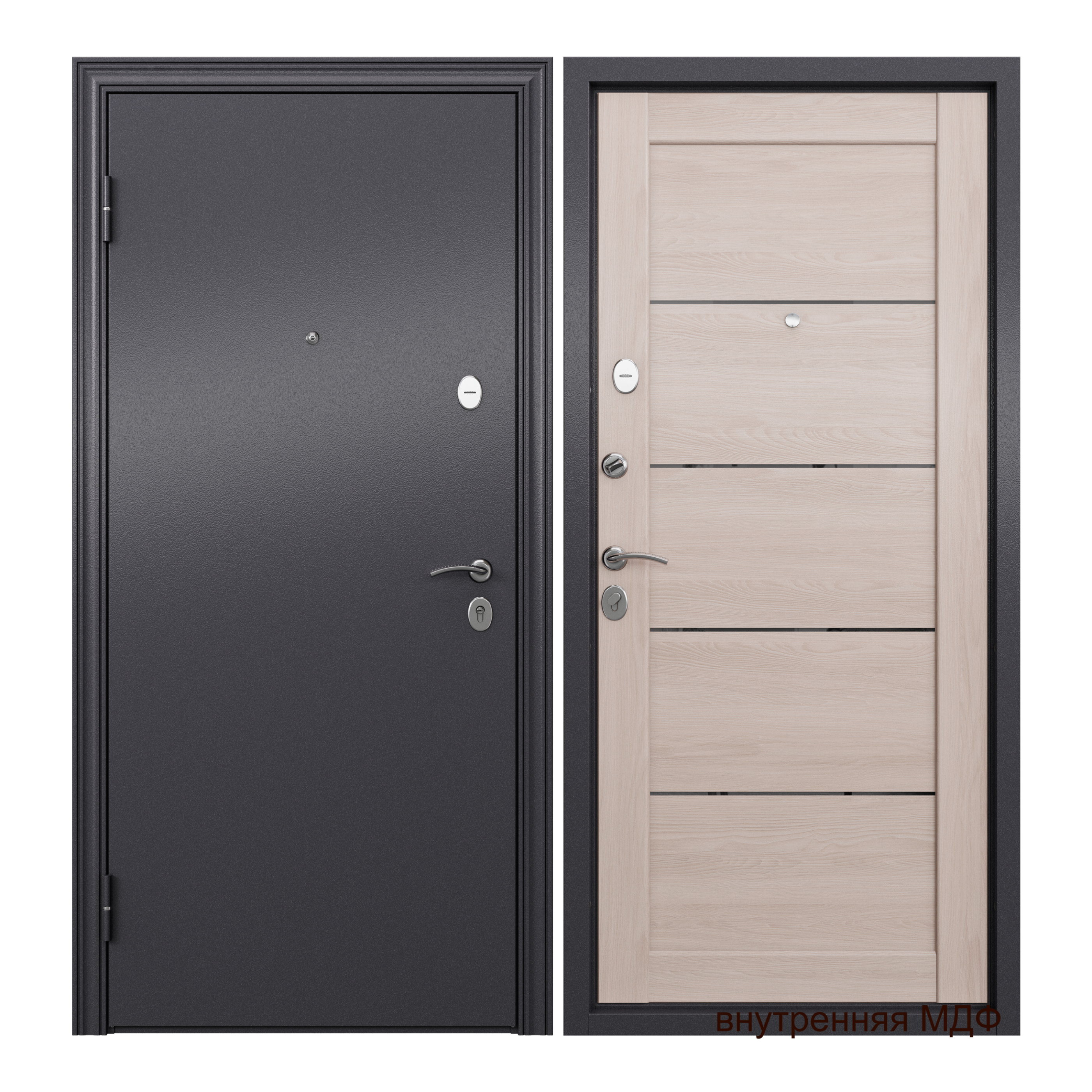 Изображение товара Входная дверь Torex Flat-L левый 205x95см цвет дуб филадельфия