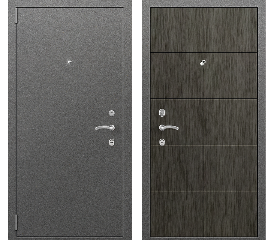 Изображение товара Входная дверь Амега Уют 2 левый 210x75см цвет дуб серый