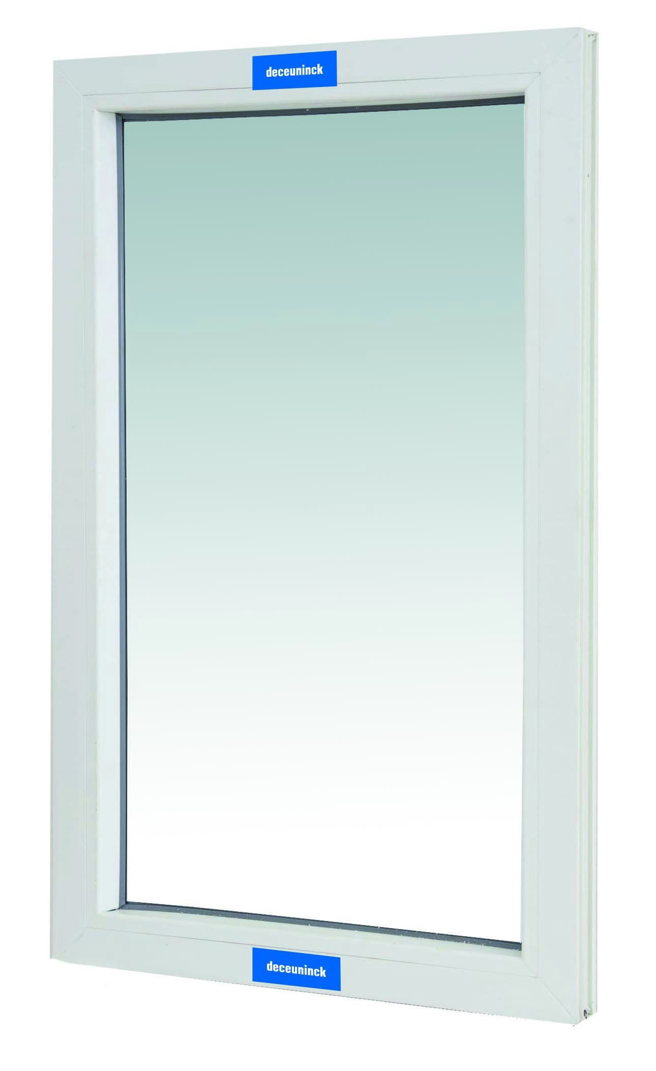 Изображение товара Окно ПВХ Deceuninck глухое 1700x800 мм, 24 мм, Белый
