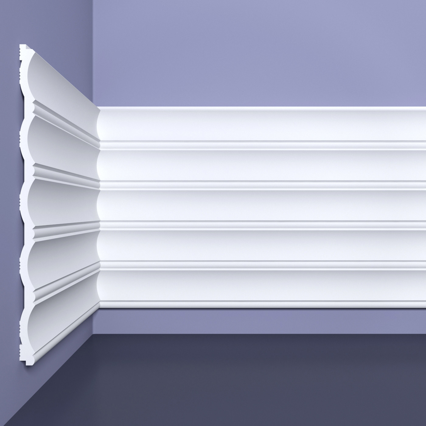 Изображение товара Стеновая панель 3D Bello deco Сп 04/2 белый 2000x200мм 0.4м² 1шт