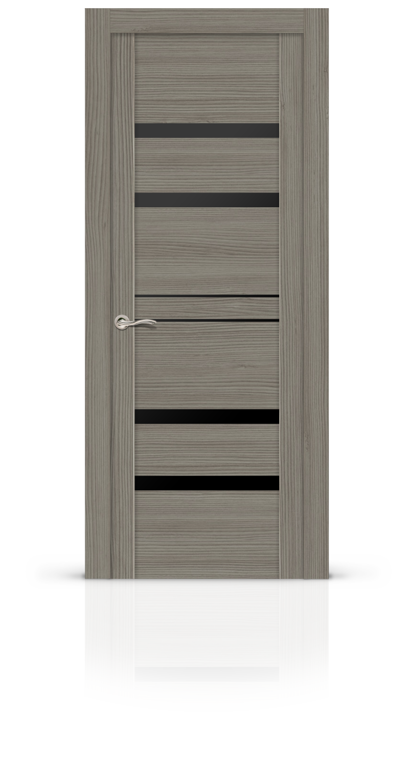 Изображение товара Дверь межкомнатная Citydoors Неро остеклённая 200x80см полипропилен цвет шале графит без замка и петель