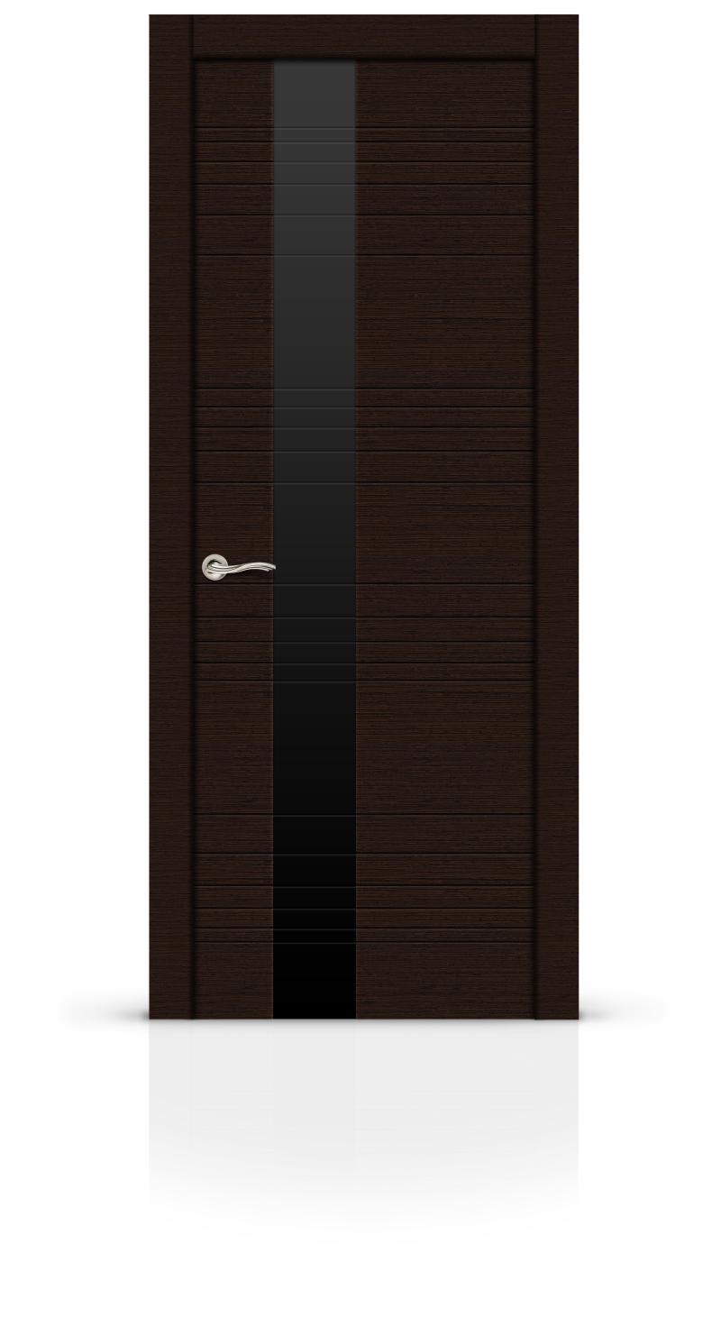 Изображение товара Дверь межкомнатная Citydoors Новита остеклённая 190x60см полипропилен цвет венге горизонтального направления без замка и петель