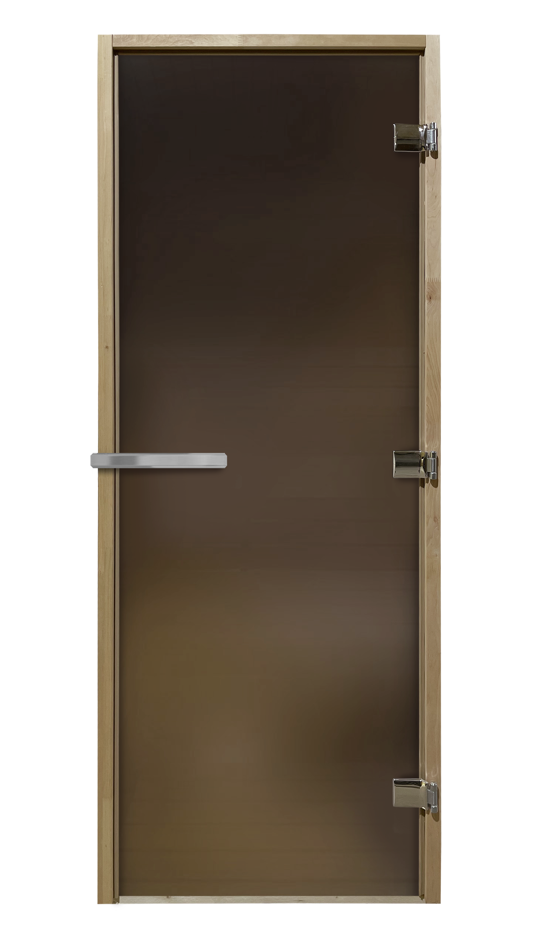 Изображение товара Дверь для сауны стеклянная бронзовый матовый Doorwood Люкс 200x80см
