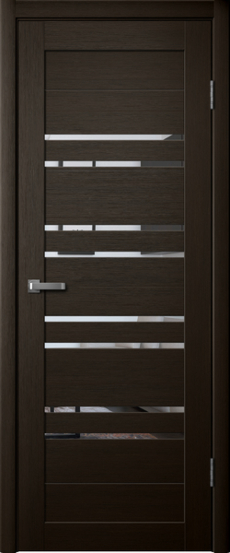 Изображение товара Дверь межкомнатная Рея остеклённая 200x60см пленка ПВХ цвет дуб мокко без замка и петель