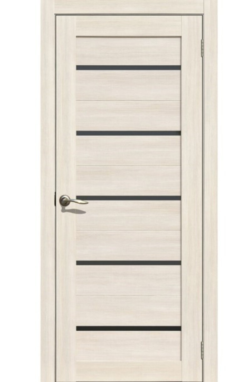 Изображение товара Дверь межкомнатная Рея остеклённая 200x60см пленка ПВХ цвет бьянко без замка и петель